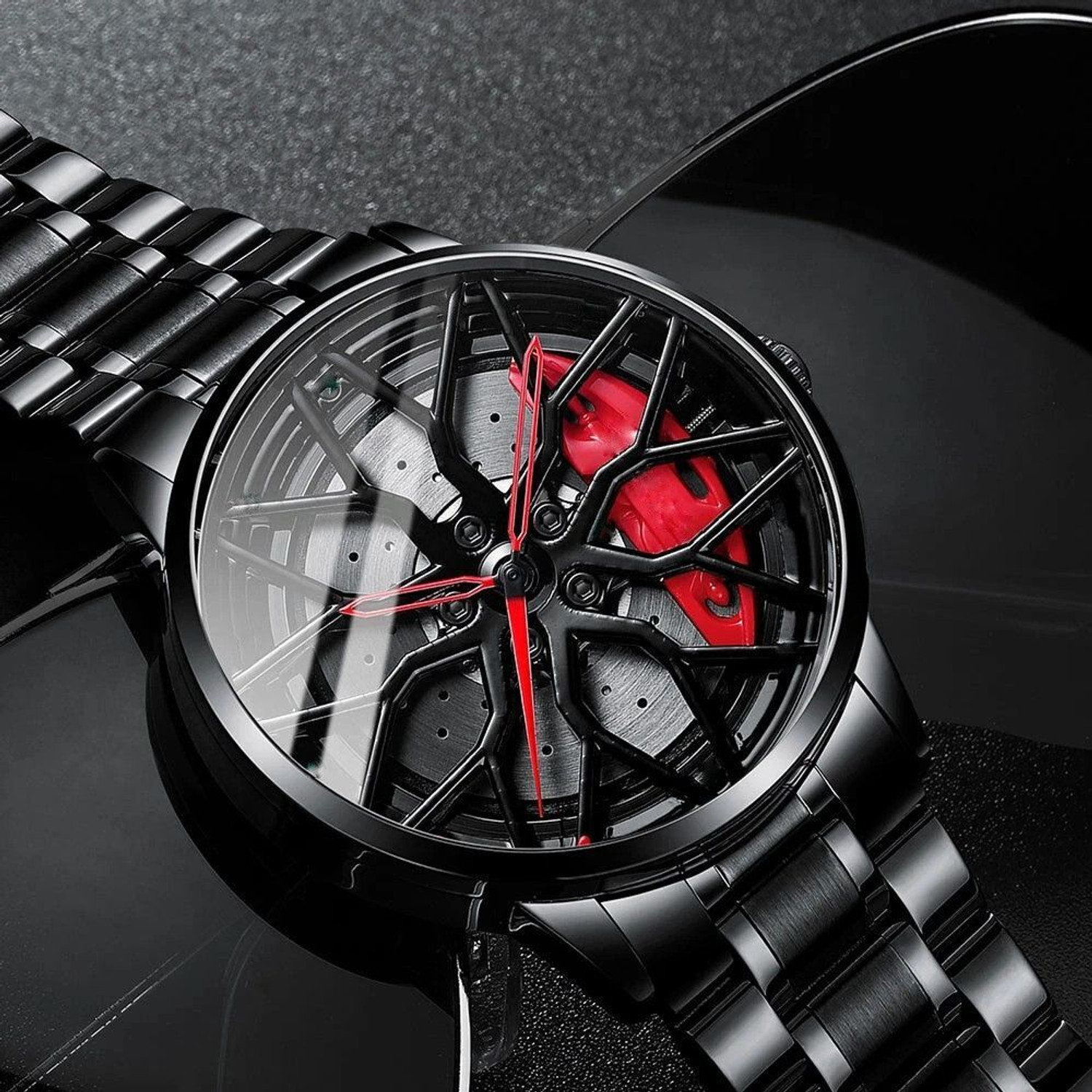 Image of RealBuff 3D Car Wheel Watch BUSRA 3D Car Wheel Watch Analog Watch - For Boys Analog Watch - For Boys