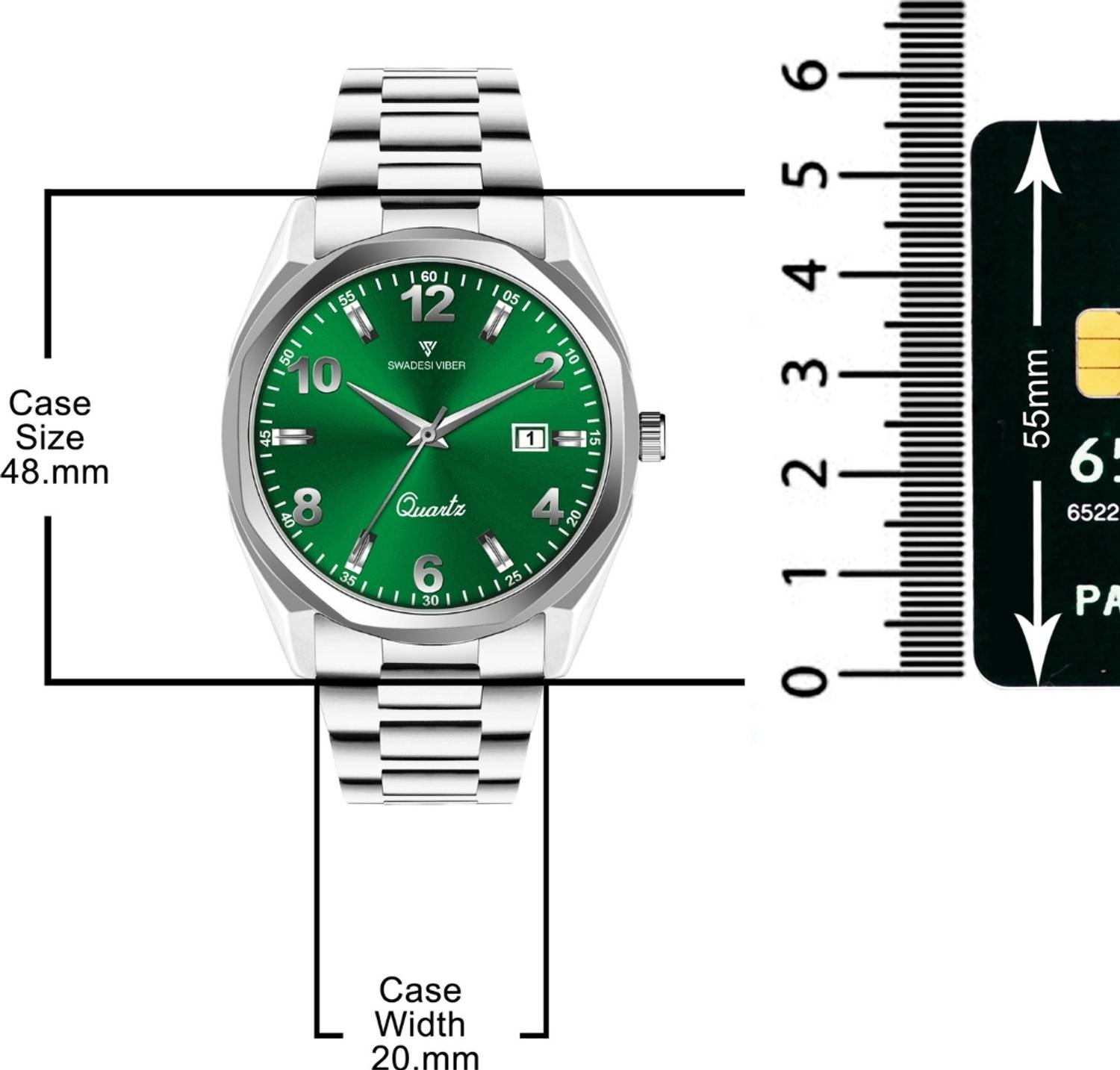 SWADESI SV230 Elite Stainless Analog Watch - Men - Image 5