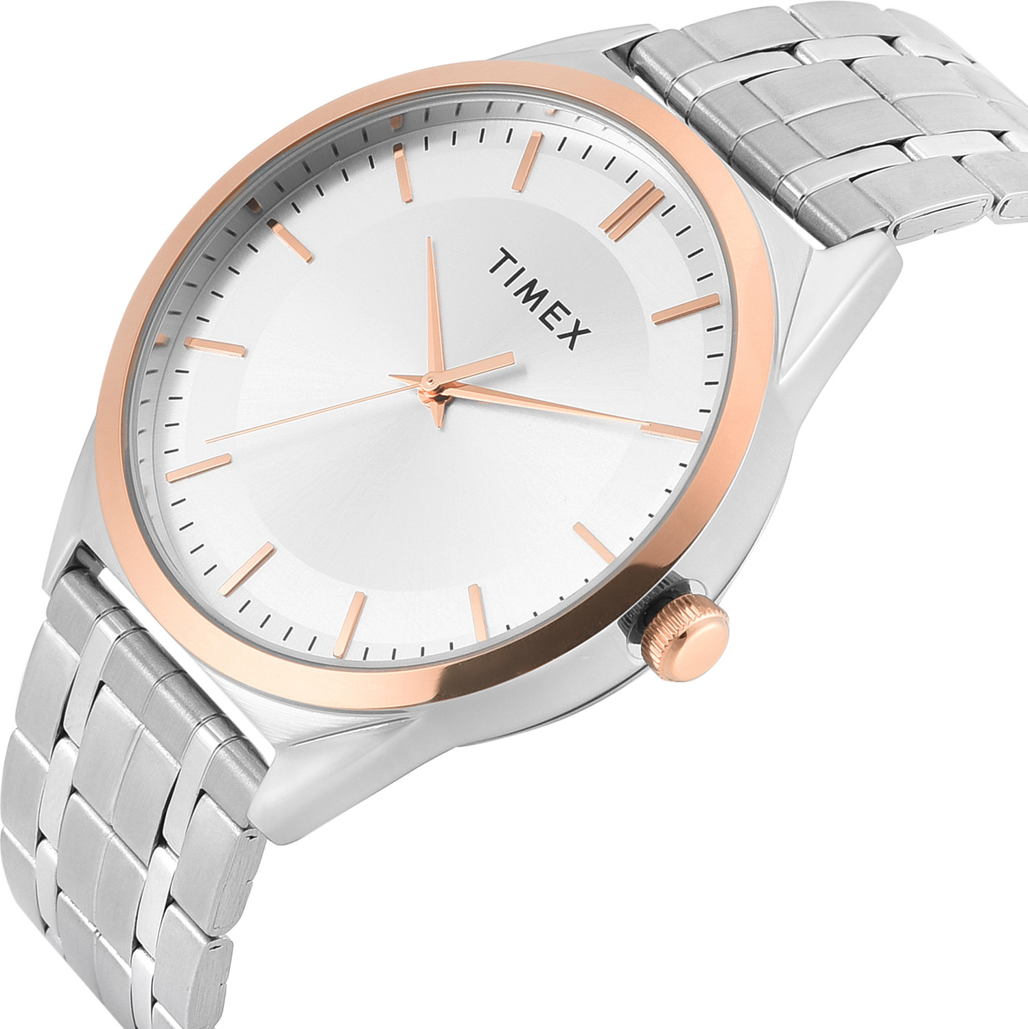 Image of TIMEX Silver Dial Analog Watch - For Men