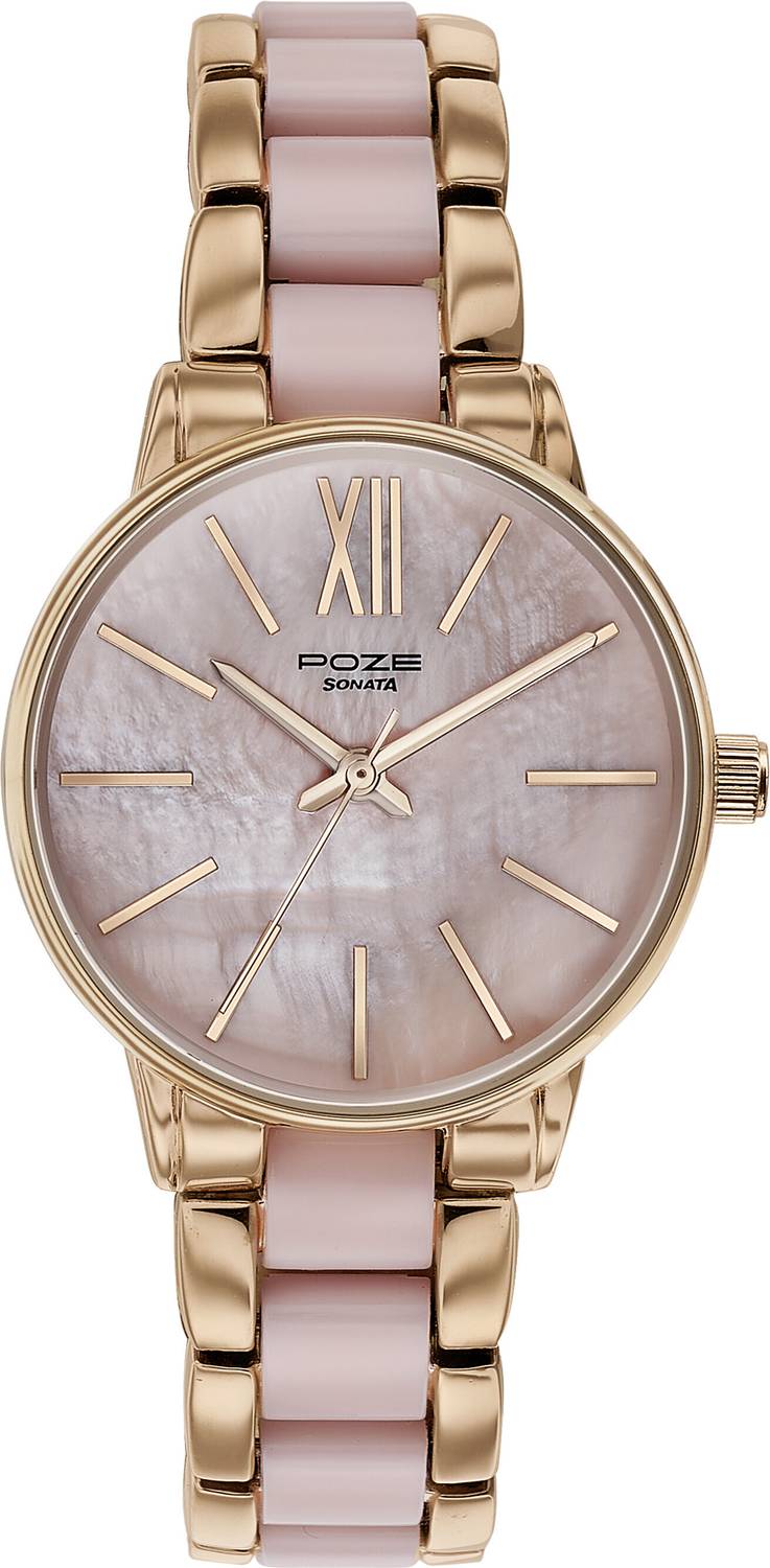 Sonata Poze Pink Watch for Women - Image 2