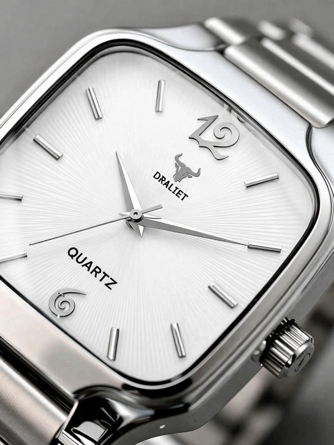 Image of DRALIET LCS-4297 Elegant Series Square Quartz For Boys Analog Watch - For Men