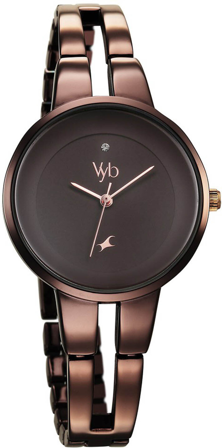 Image of Fastrack Fastrack Analog Brown Dial Women's Watch - FV60035QM01 Analog Watch - For Women
