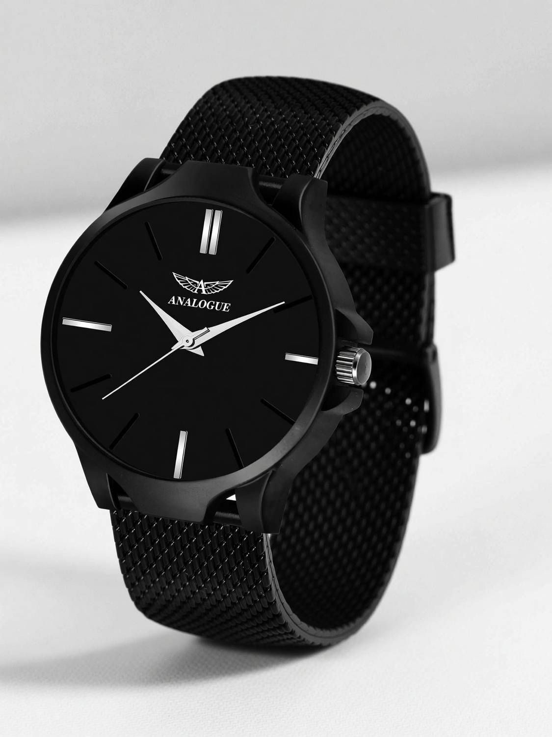 ANALOGUE Midnight Blue Mesh Strap Analog Watch - Image 5