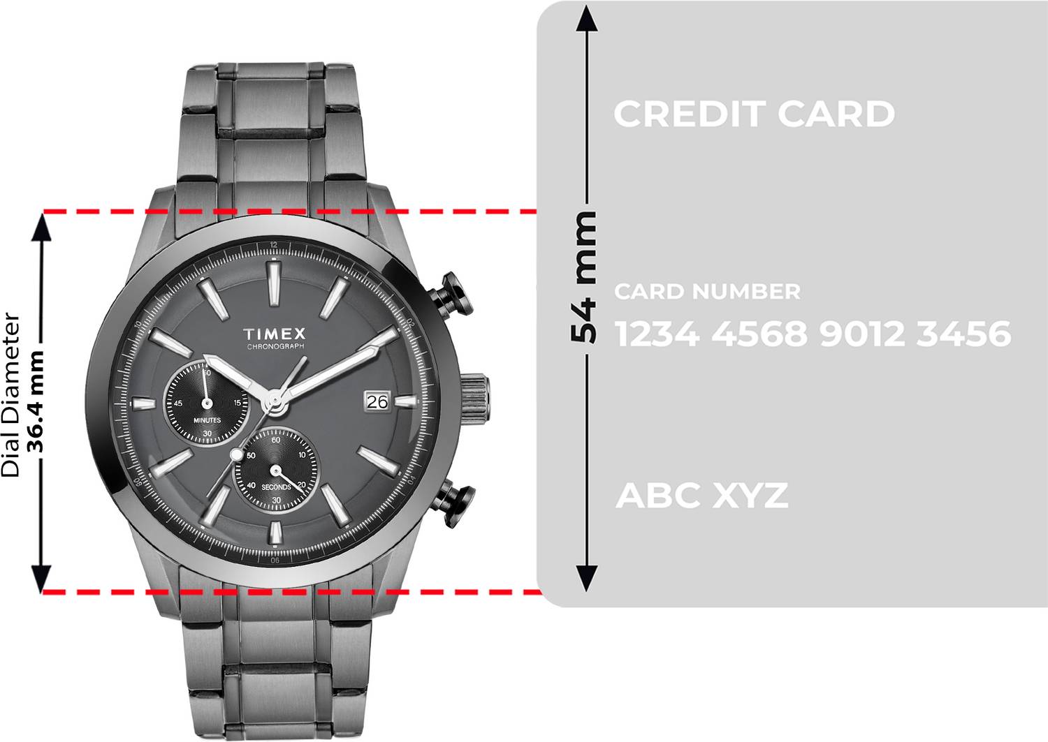 TIMEX Chronograph Grey Dial Analog Watch - Men - Image 4