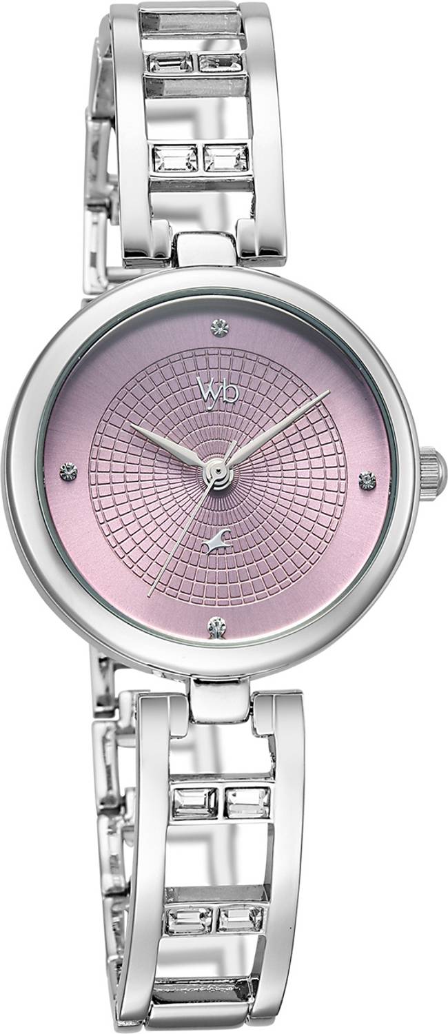 Fastrack Vyb Seeker Quartz Watch for Women - Lilac Dial - Image 2