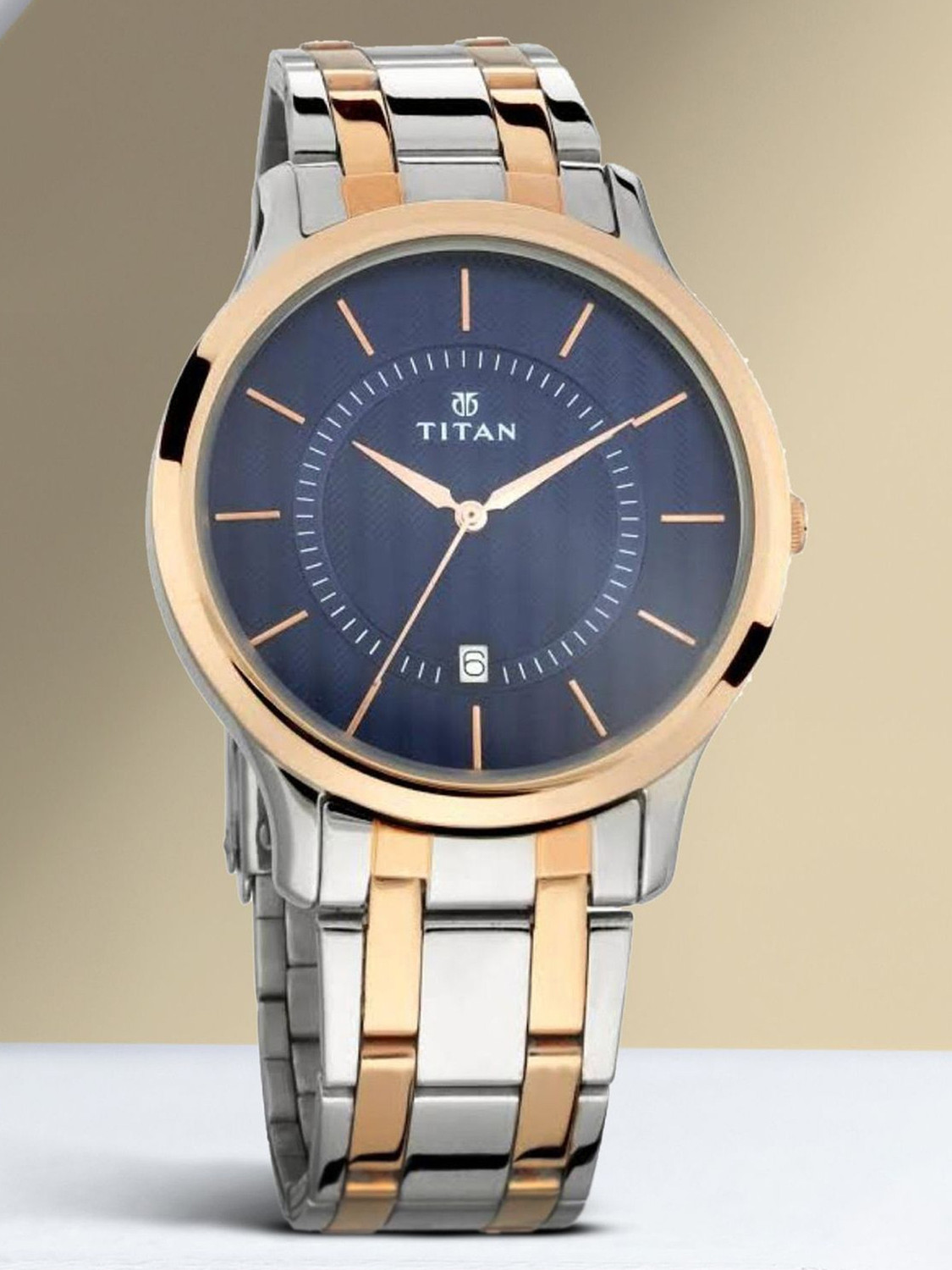 Image of Titan 1825KM01 DATE DISPLAY1825KM01 Analog Watch - For Men