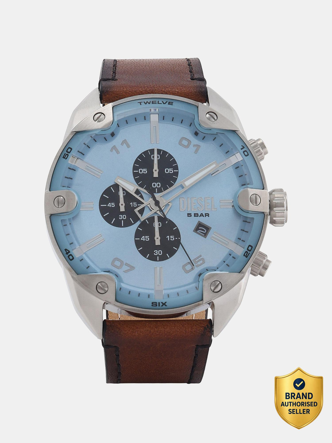 Image of DIESEL Spiked Spiked Analog Watch - For Men
