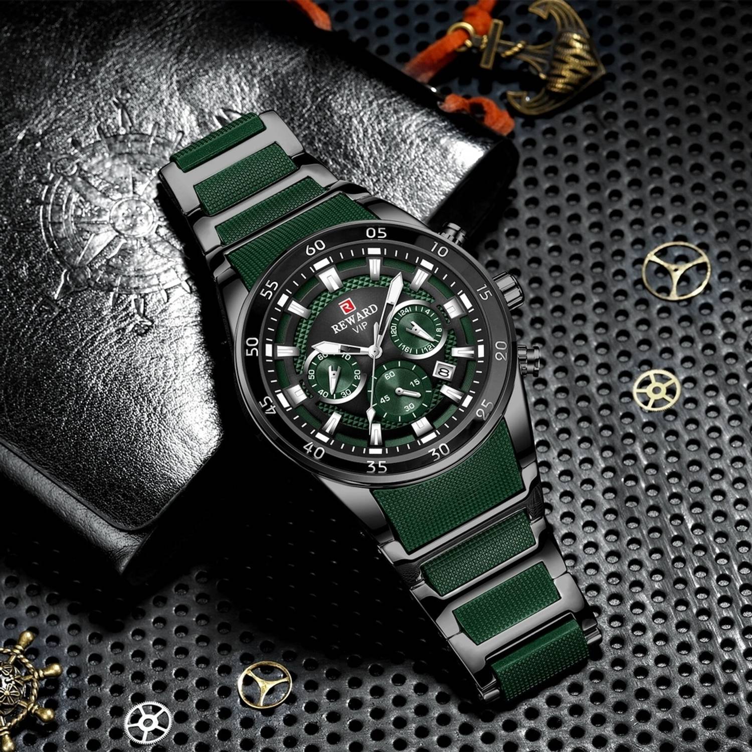 Reward RD81011M-I Green Analog Watch - For Men - Image 3