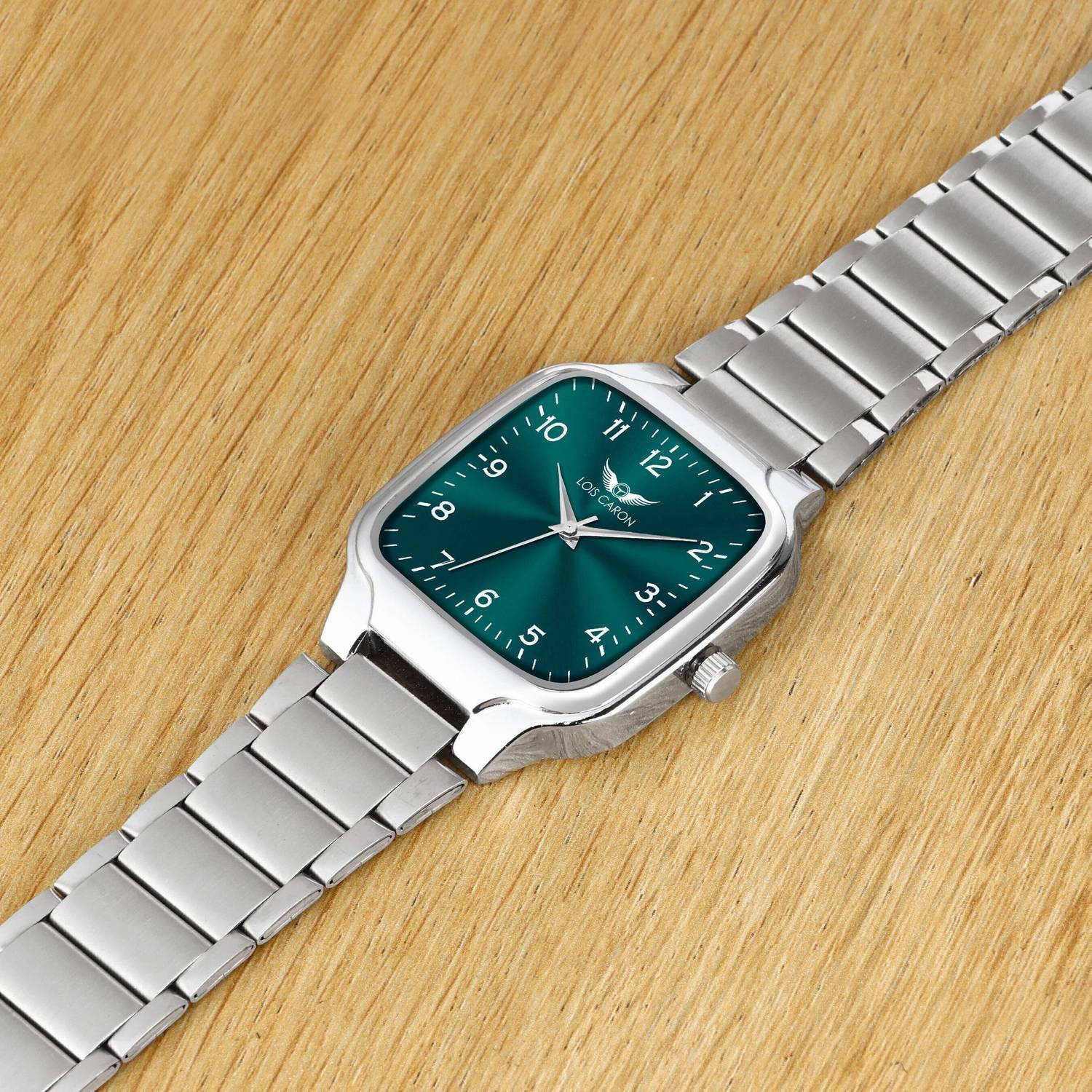 LOIS CARON LCS-4312 Green Dial Square Watch - Image 2