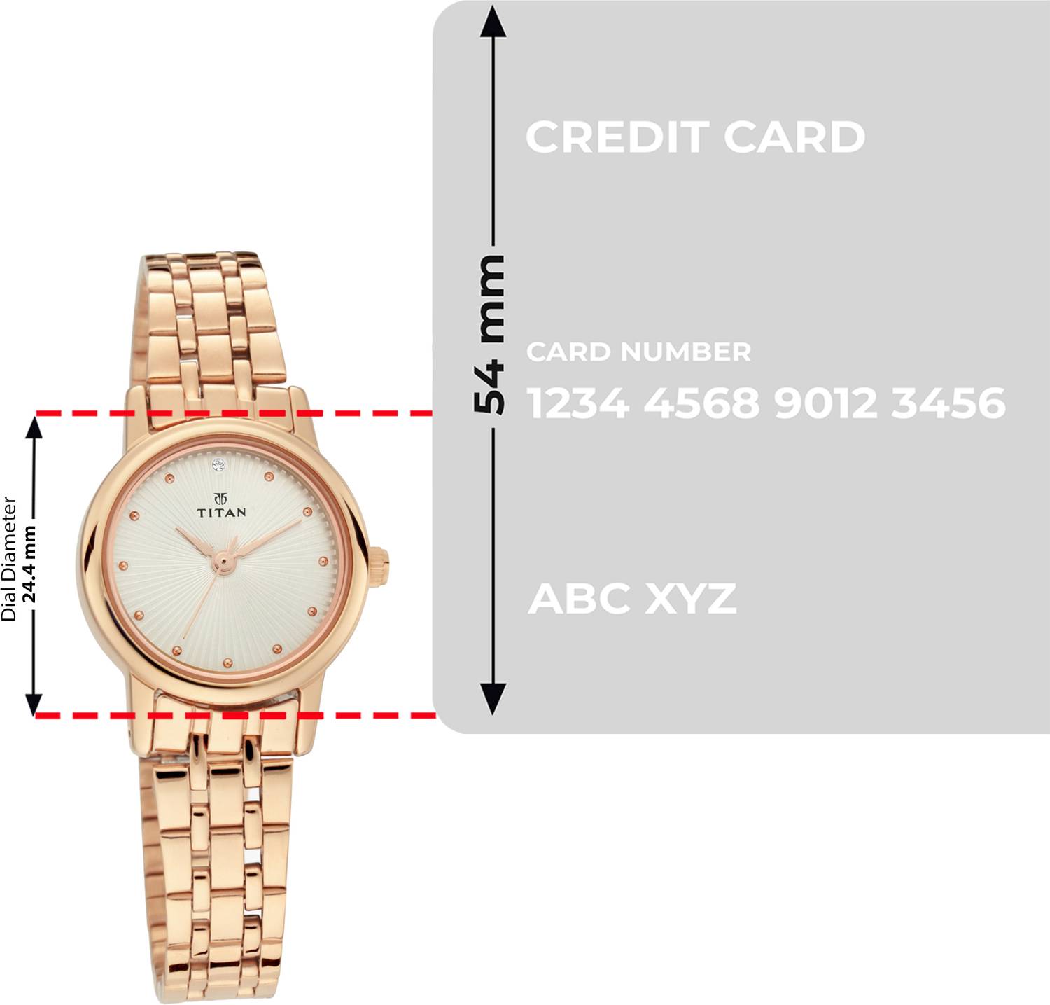 Titan NP2593WM01 Titan Silver Dial Rose Gold Stainless Steel 