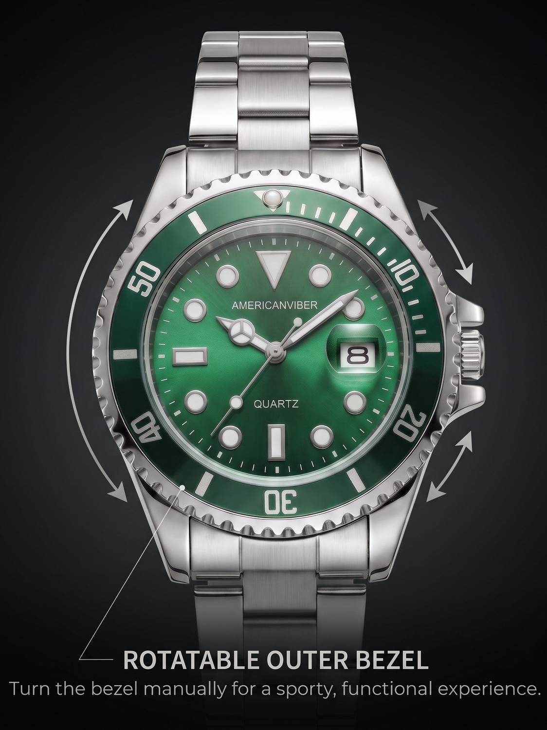 Americanviber AVM0059 Men's Analog Watch - Image 3