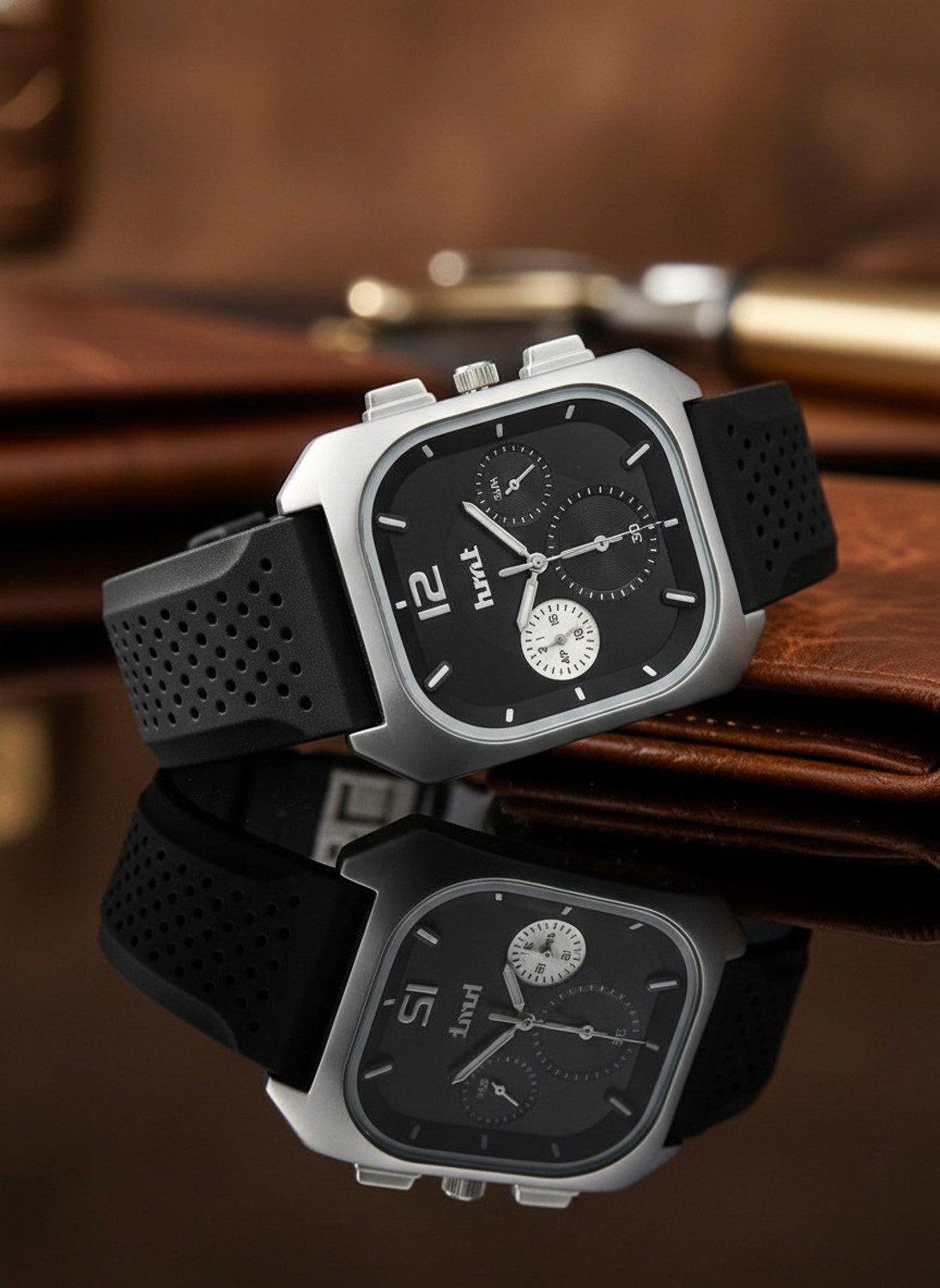 Image of hmt QUARTZ Exclusive Black Dial Water Resistance Classic Premium Analog Watch For Boy Analog Watch - For Men