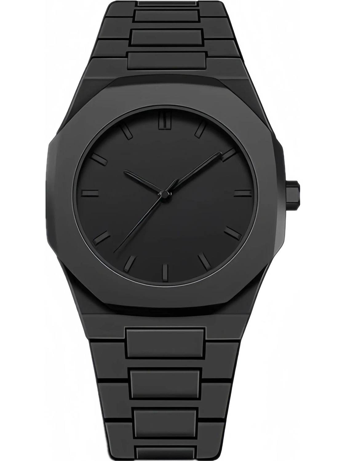 RUSTET D1-BLK Butterfly Buckle Analog Watch  - For Men & Women