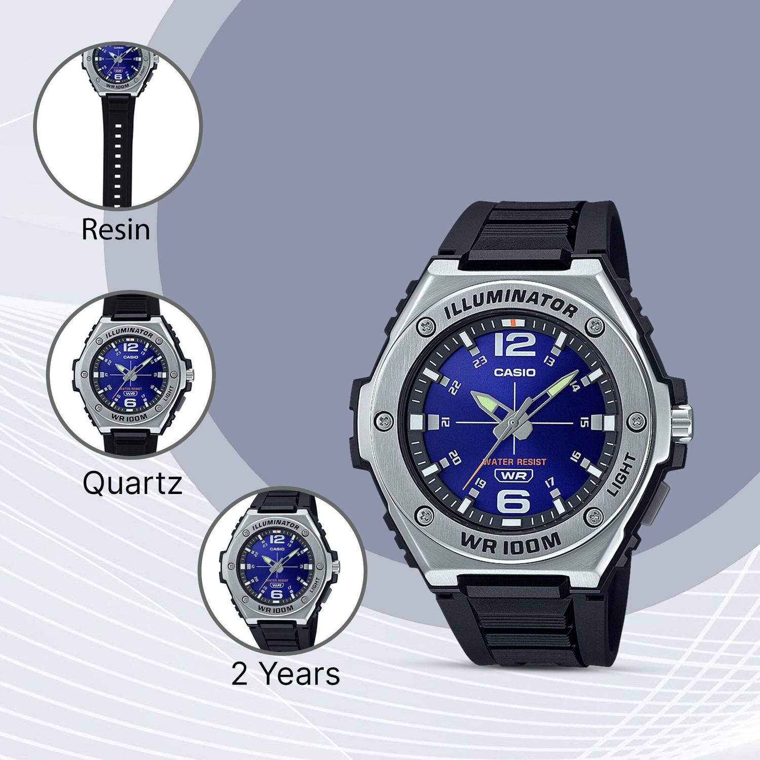 CASIO MWA-100H-2AVDF Youth Analog Watch - Image 3
