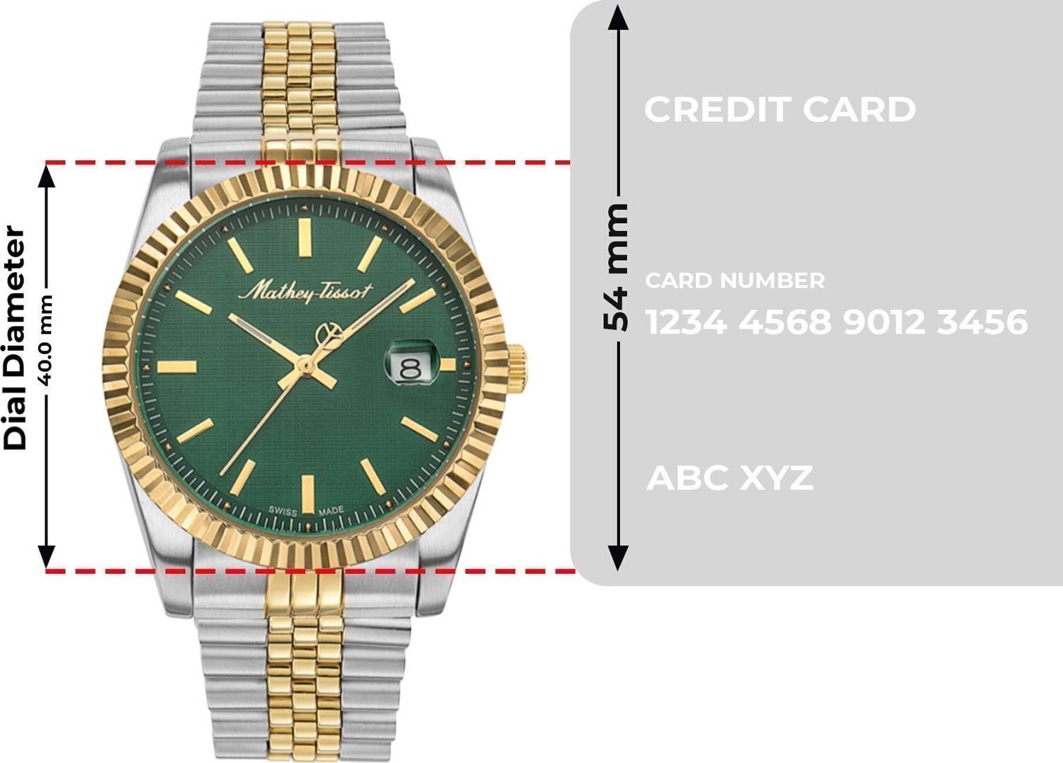Mathey-Tissot H810BV Green Dial Men's Watch - Image 4