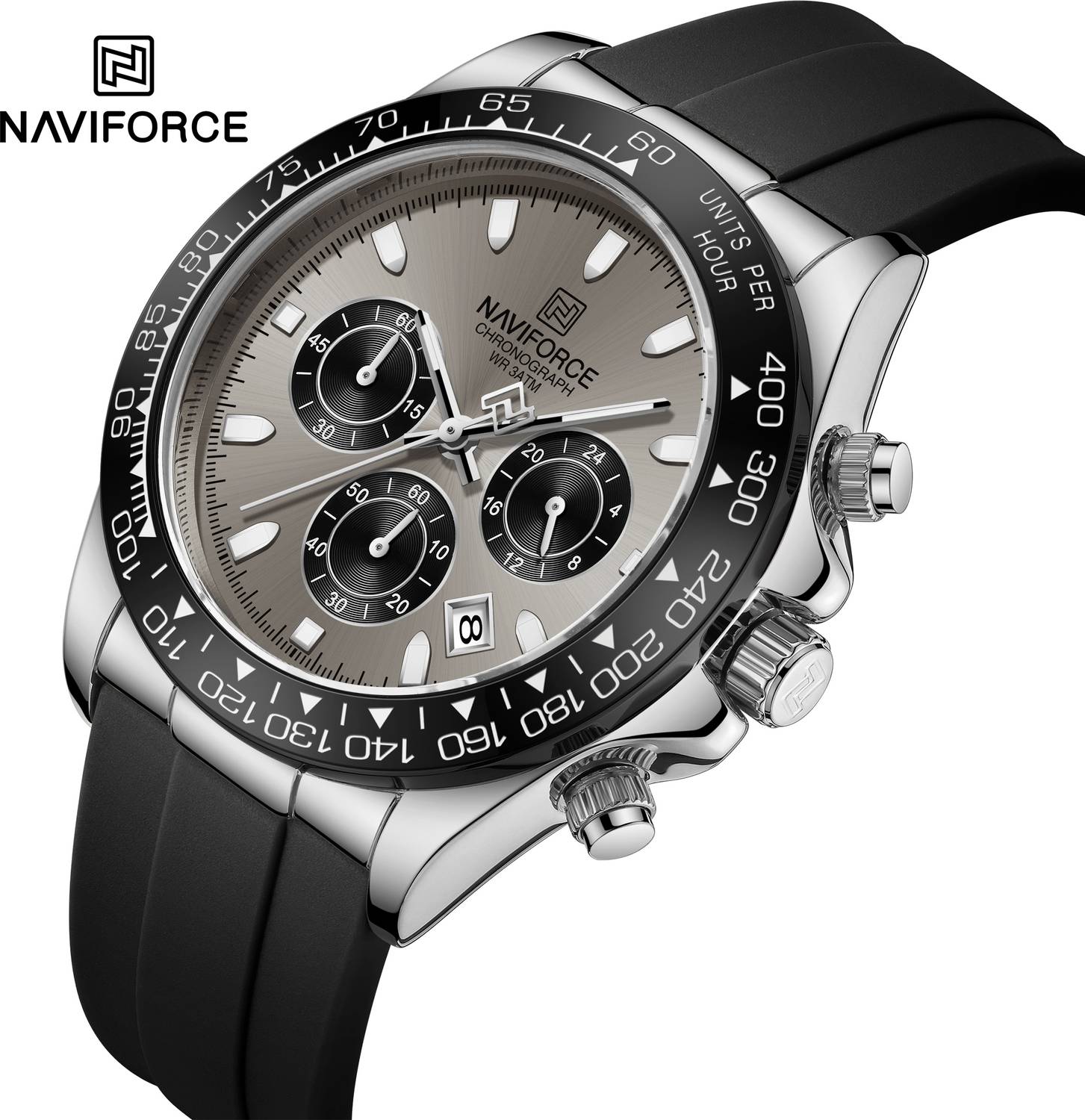 NAVIFORCE Dynamic Racing Bezel Watch for Men - Image 4