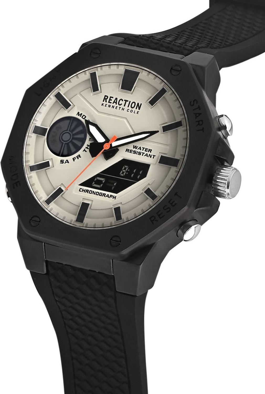 Image of Kenneth Cole Reaction Digi-Analog Grey Dial Men's Watch Analog-Digital Watch - For Men