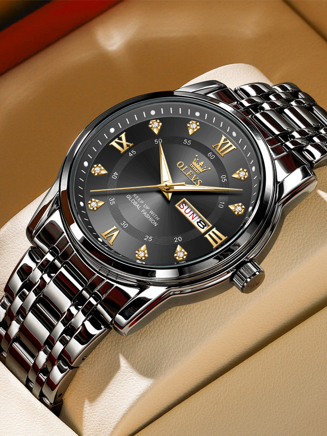 Image of OLEVS Analog Watch - For Men