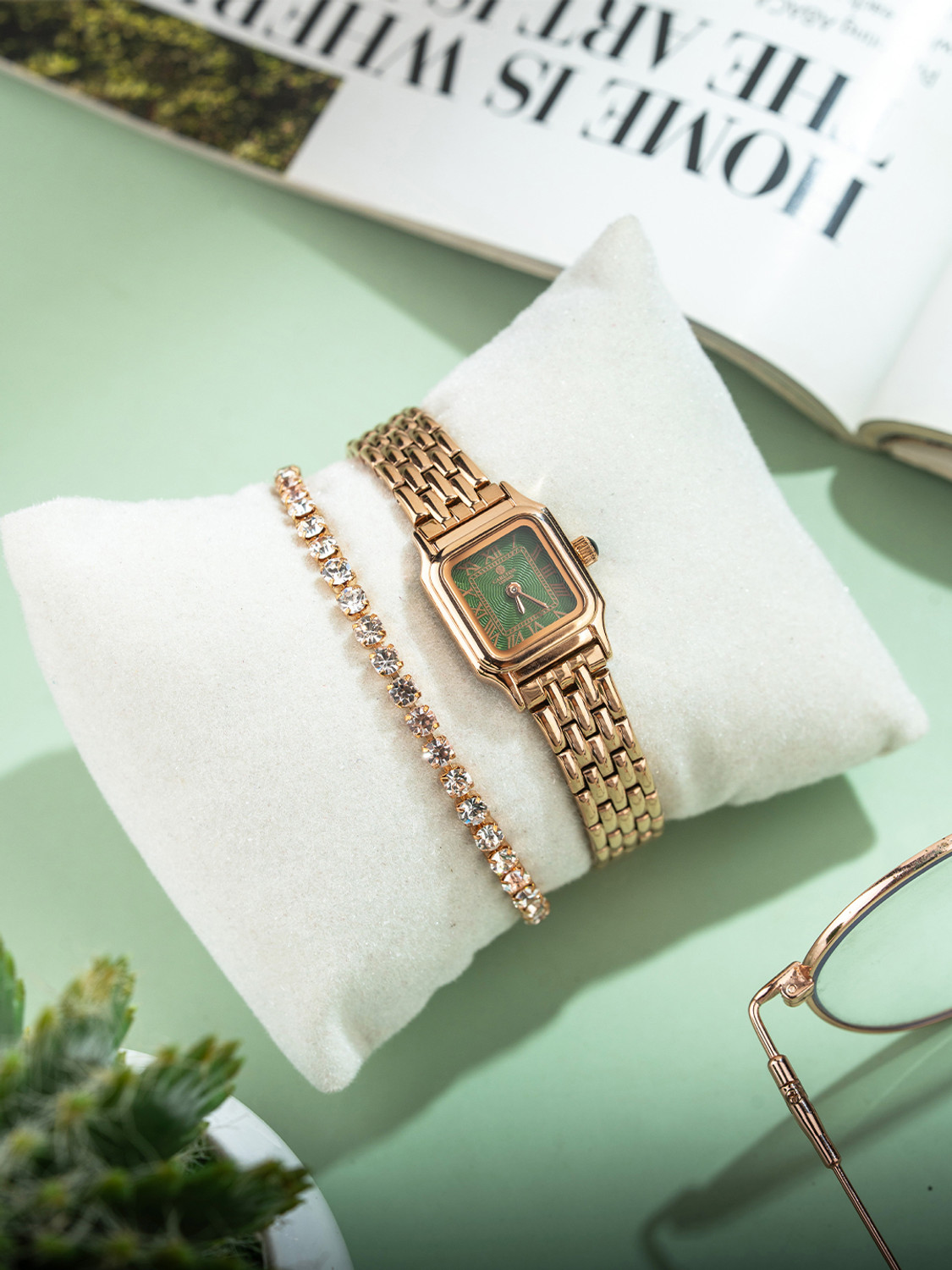 Image of CARLTON LONDON CLWWS-01 Chloe Mini Dial Analog Watch - For Women