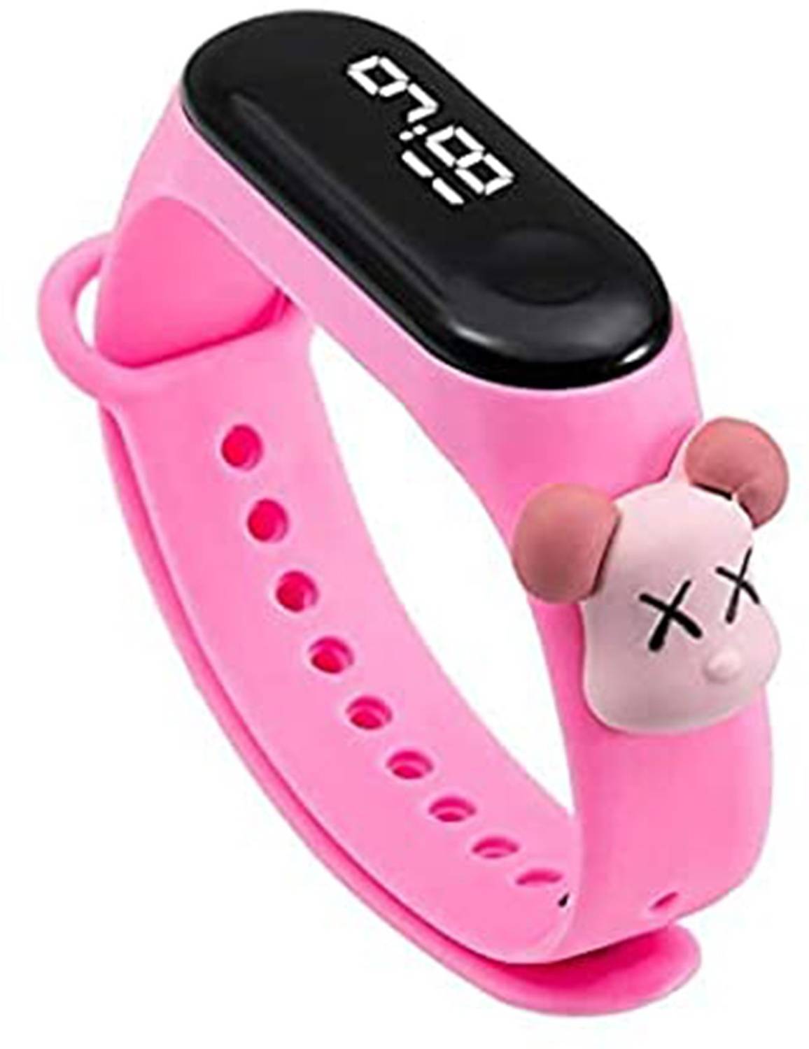 ADAMO 907PPR02 Digital LED Dial Stylish Wrist band for Kids, Cartoon Character Waterproof Watch Digital Watch - For Boys & Girls