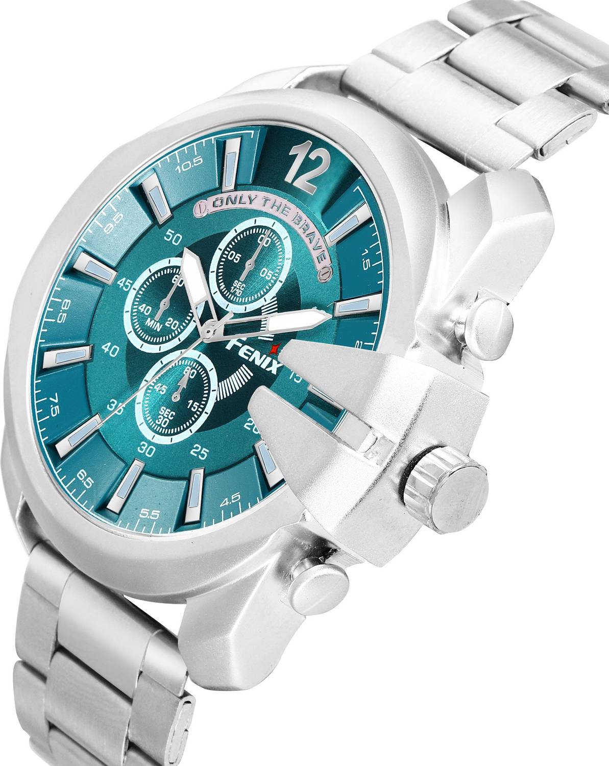 FANTON FENTON-90033 Chronograph Watch, 50mm, Black - Image 2