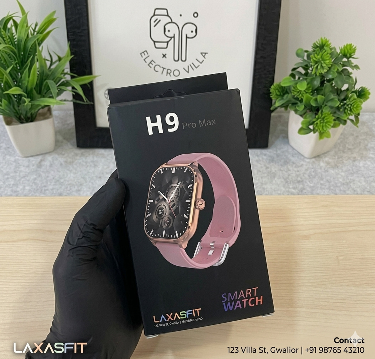Image of TECHIO H9 PRO MAX SMART WATCH. Smartwatch
