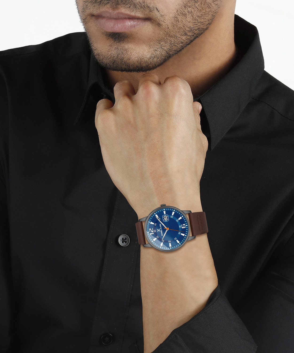 Image of DANIEL KLEIN Daniel Klein Analog Blue Dial Men's -DK.1.12835-5 Premium Analog Watch - For Men
