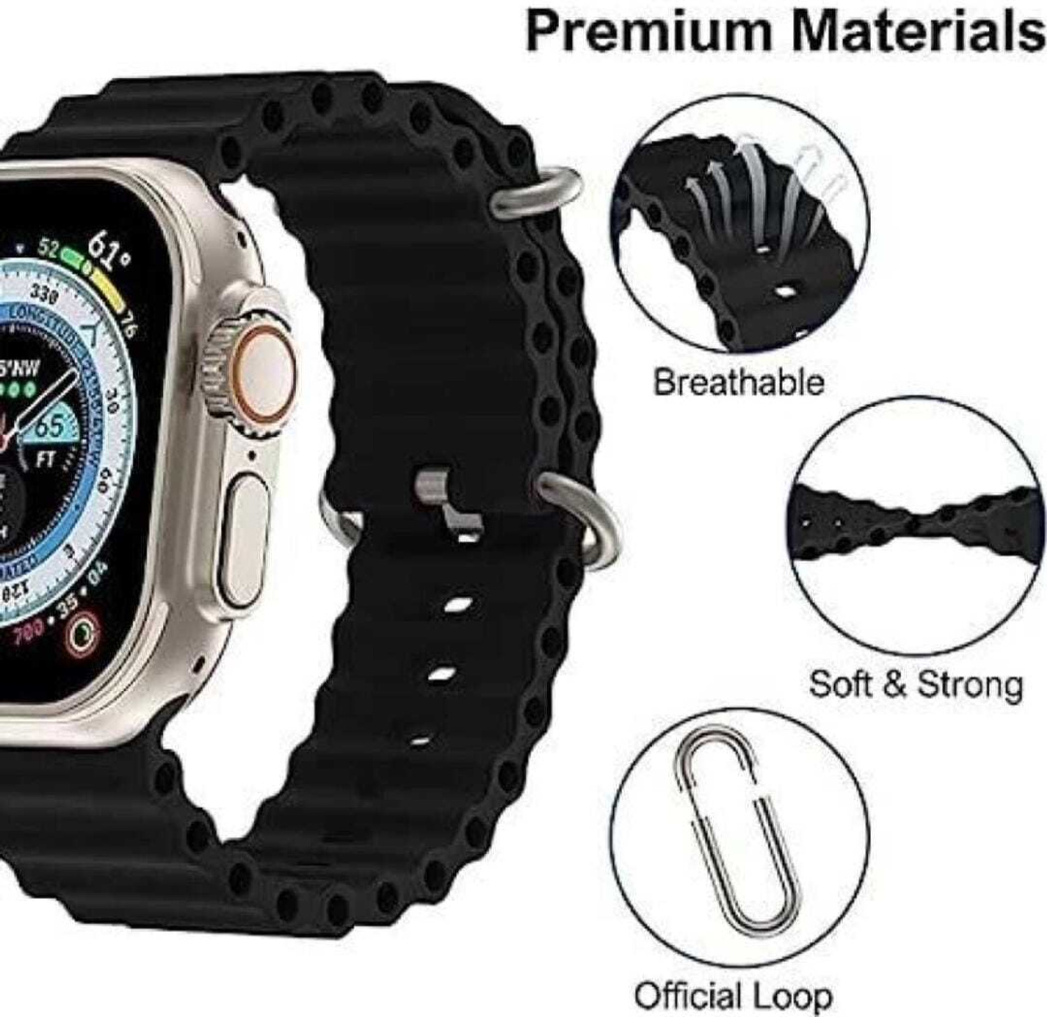 Image of SHYAM Ultra T800 Series 8 Bluetooth Call Fitness Bracelet Magnetic Charging Ultra T800 Series 8 Watch Bluetooth Call Fitness Bracelet Magnetic Charging Digital Watch - For Men & Women