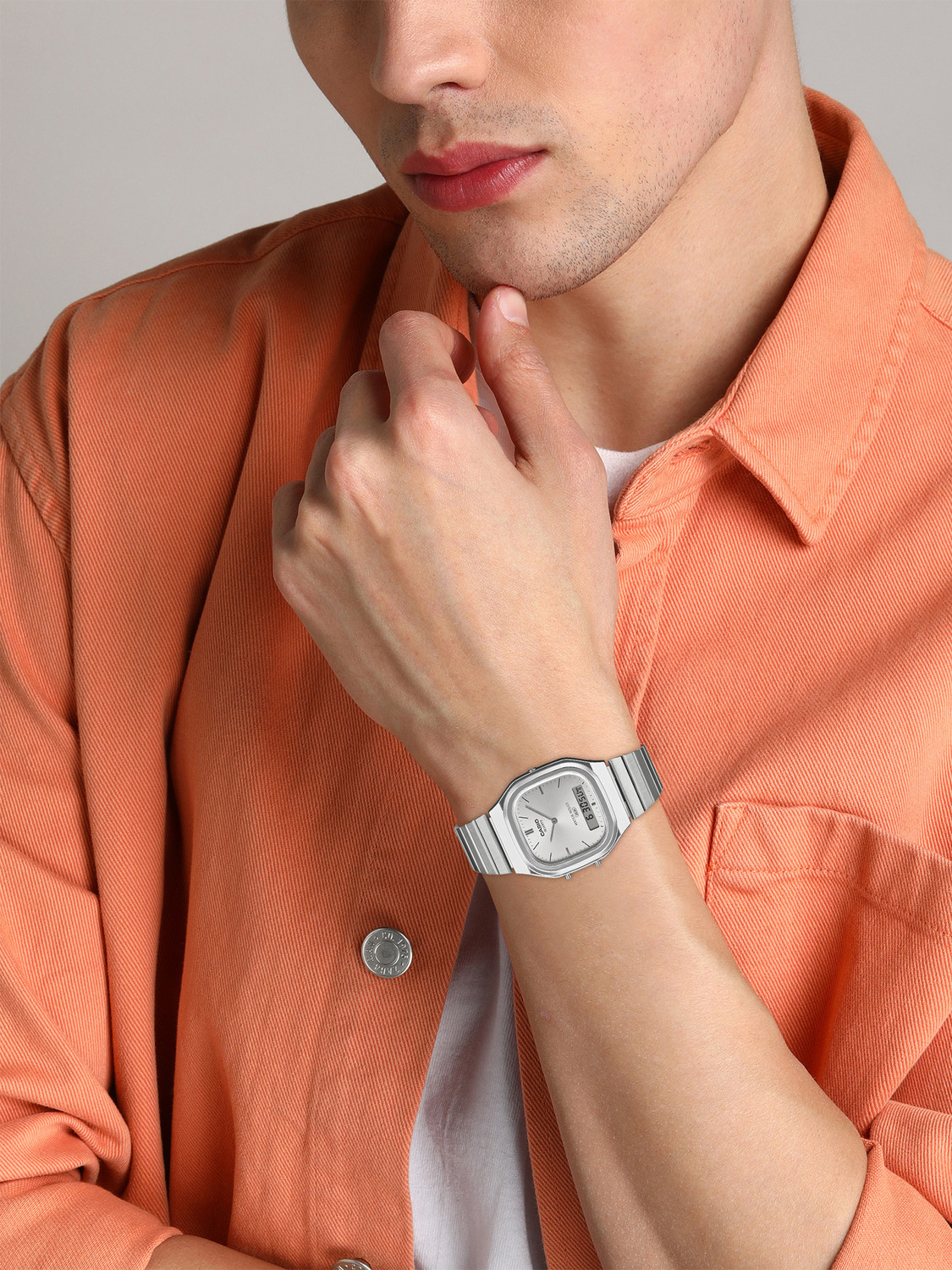 Image of CASIO AQ-240E-7ADF VINTAGE Analog-Digital Watch - For Men & Women