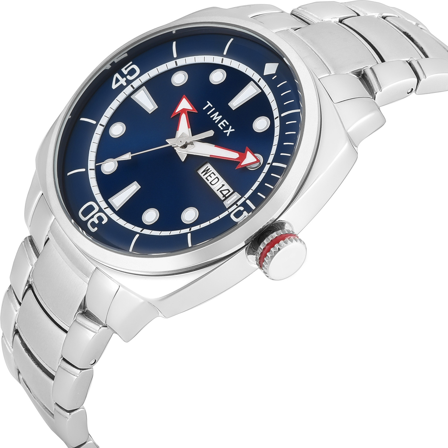Image of TIMEX Day-Date, Blue Dial Analog Watch - For Men