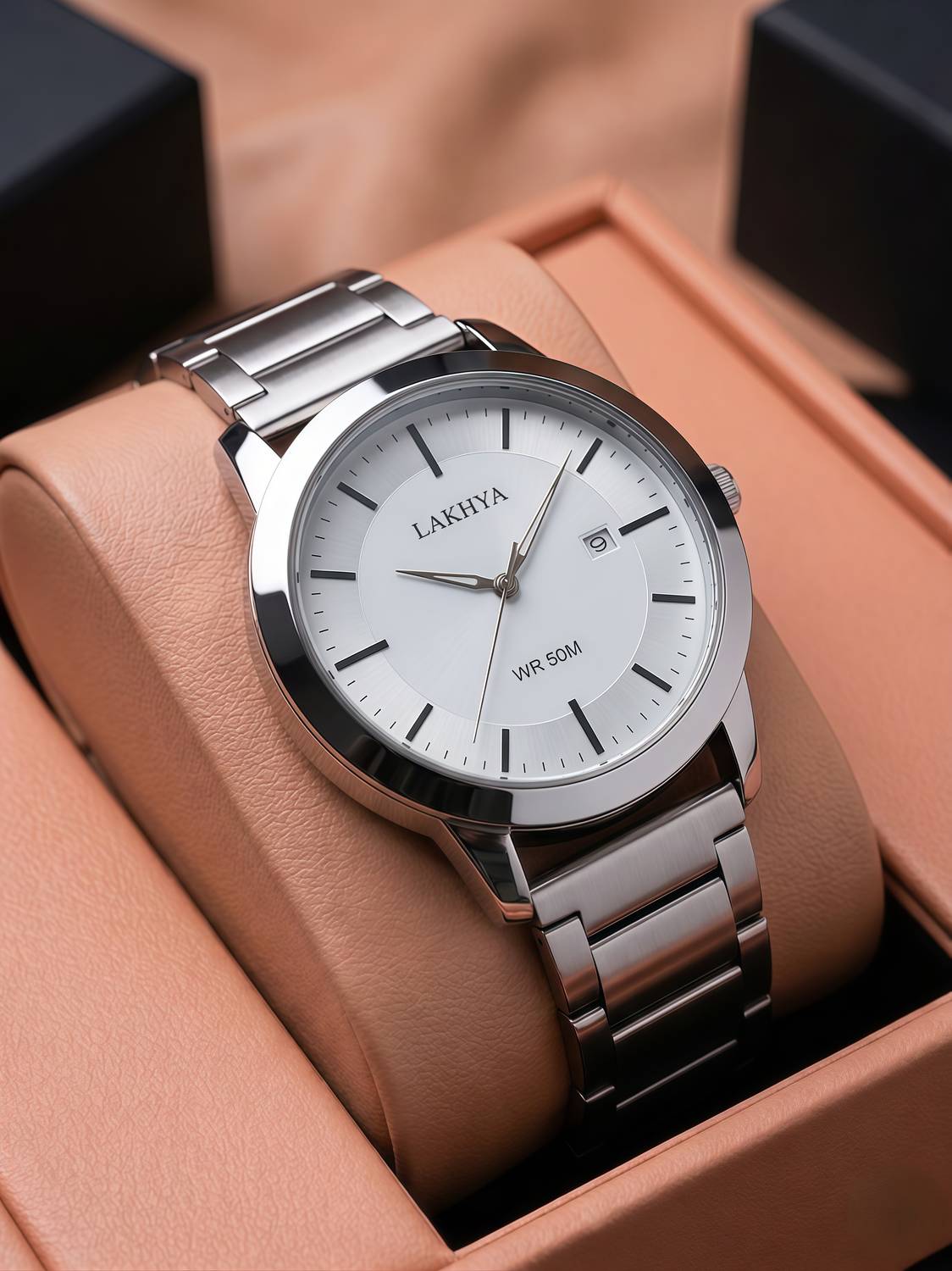 LAKHYA Men’s Analog Stainless Steel Watch - Image 1