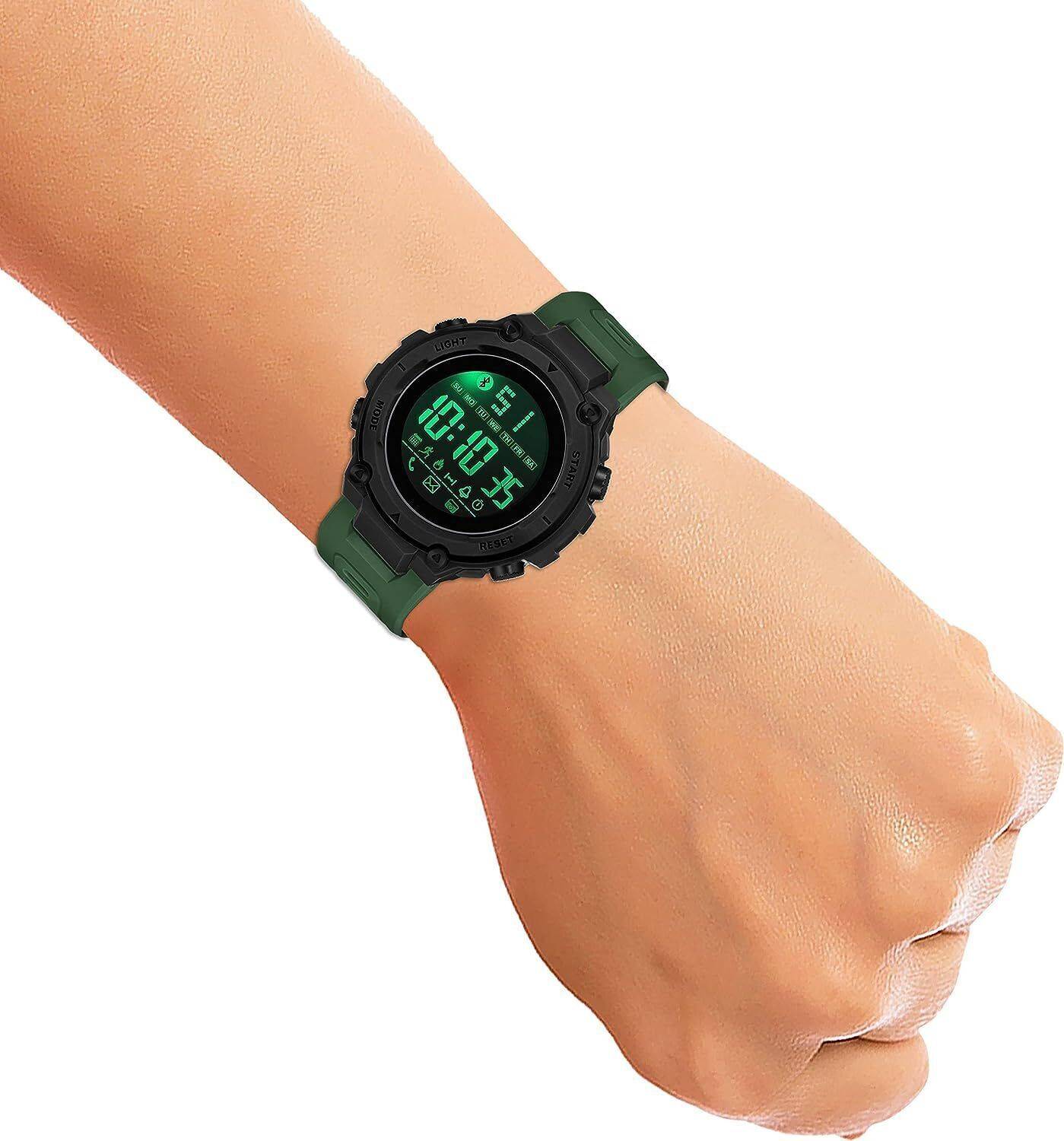 luxurit Green Waterproof Sports Watch - Image 3