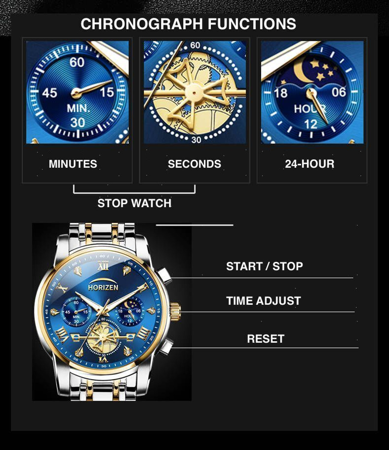 Image of HORIZEN Analog Watch - For Men
