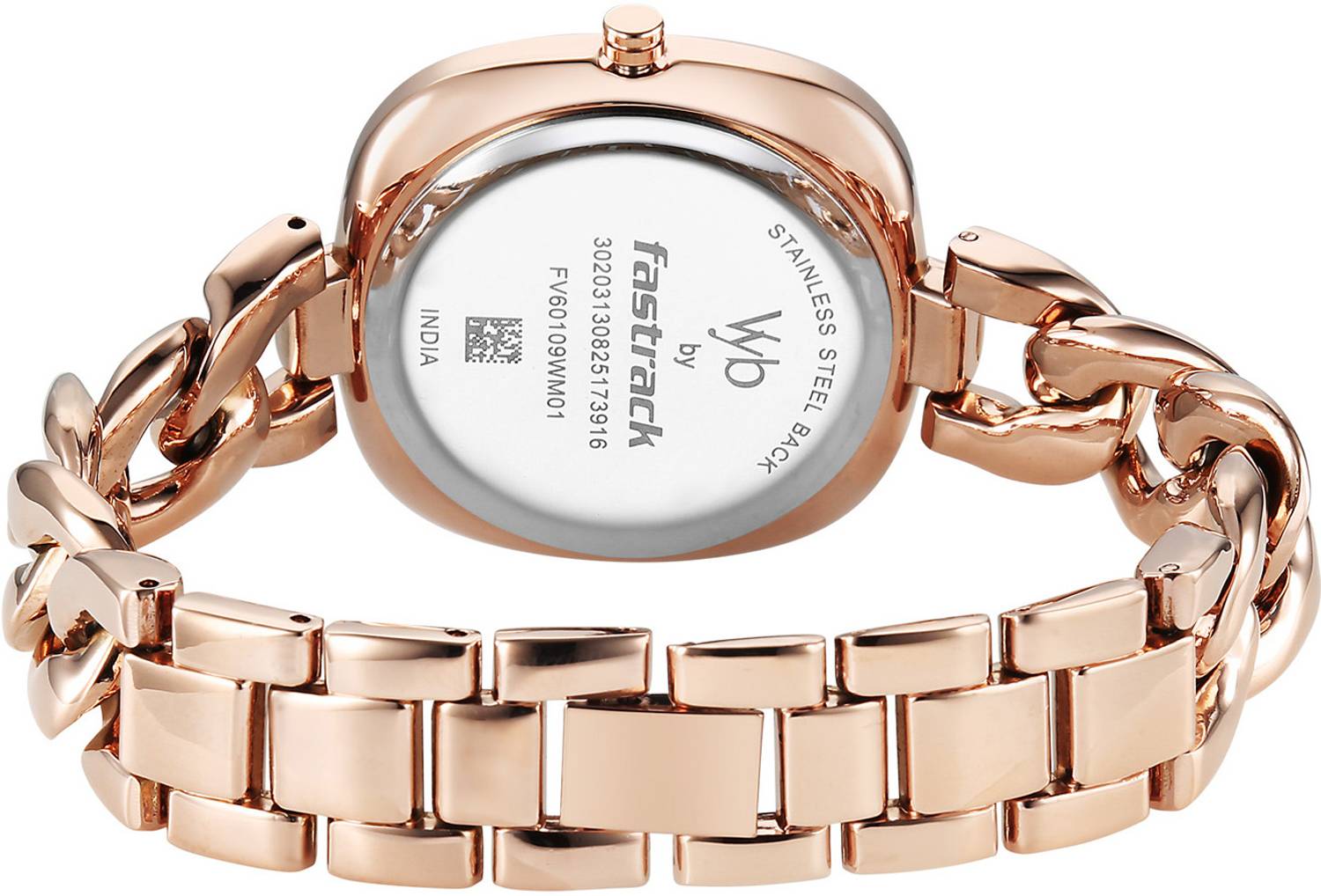 Fastrack Vyb Spotlight Rose Gold Watch - Women - Image 5
