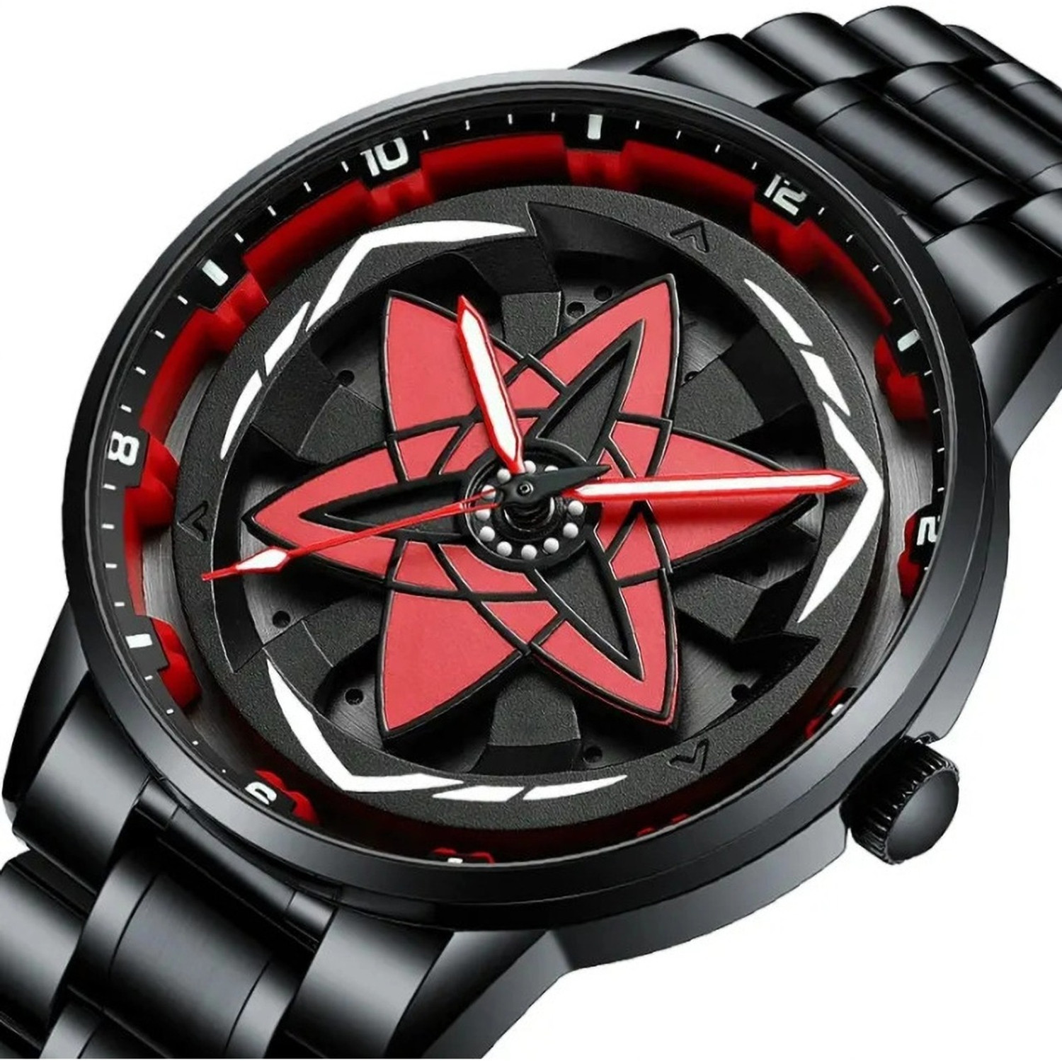 Image of INSHASALE TENDING WATCH 3D Rotating Wheel Hub Watch Analog Watch - For Men & Women