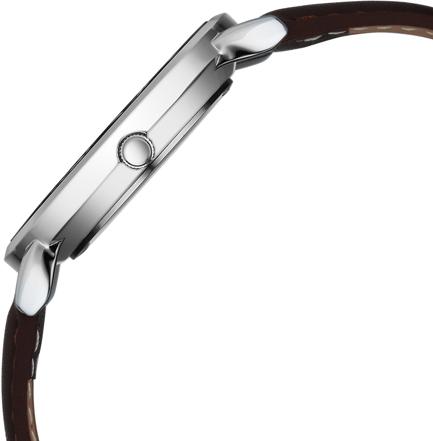 Image of Fastrack Stunners X Fastrack Stunners X Quartz Blue Dial Brown Leather Strap Analog Watch - For Men