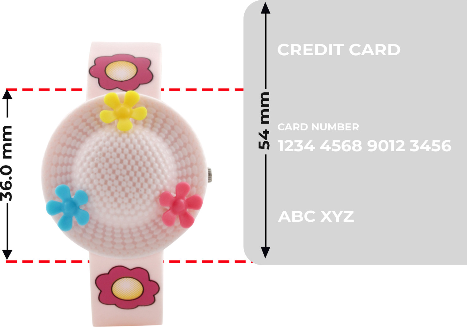 Image of Zoop NKC4032PP01W Zoop Quartz Gold Dial Pink Silicone Strap Analog Watch - For Girls