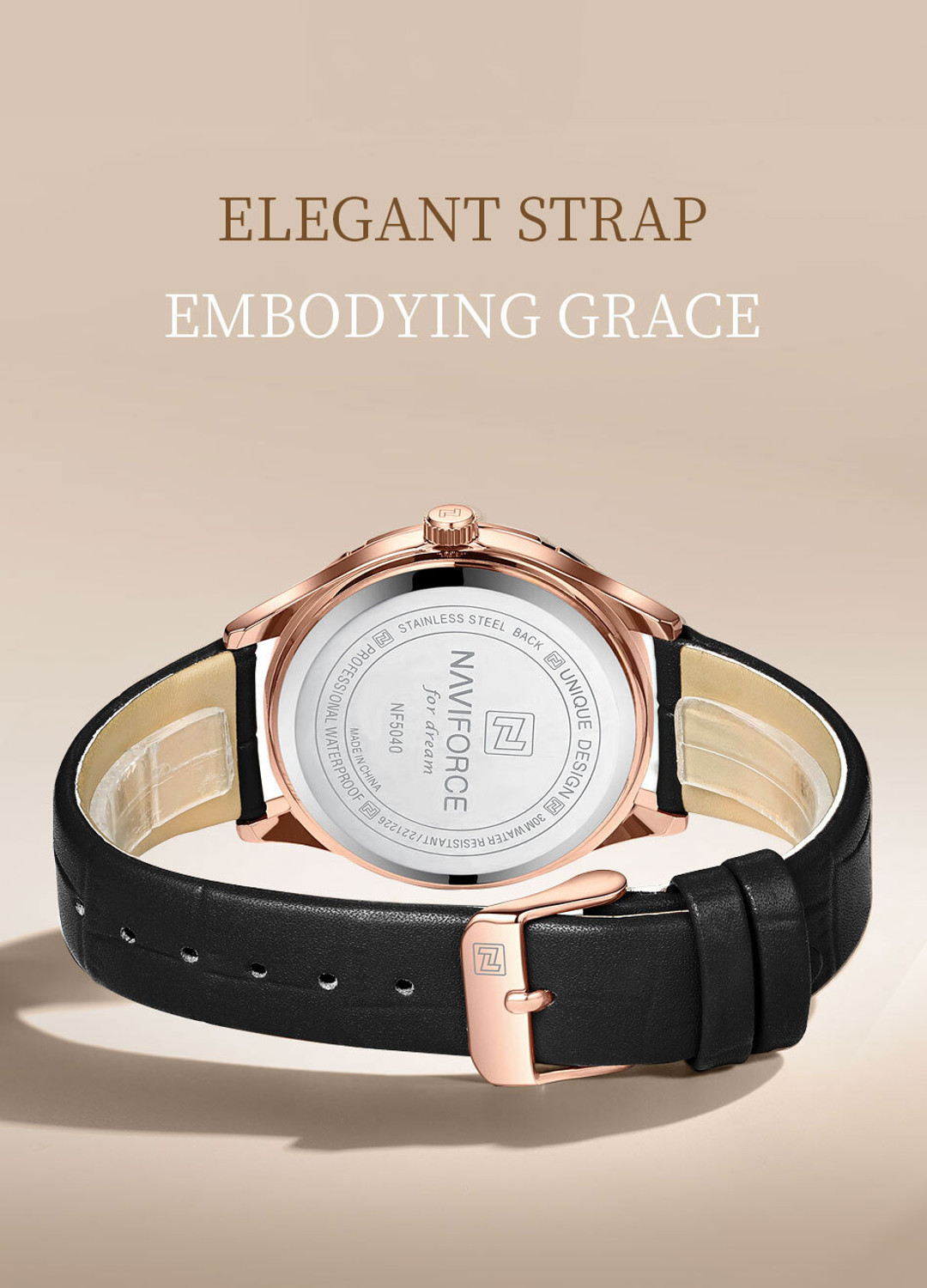 Image of NAVIFORCE NF5040 NF5040 Analog Watch - For Women