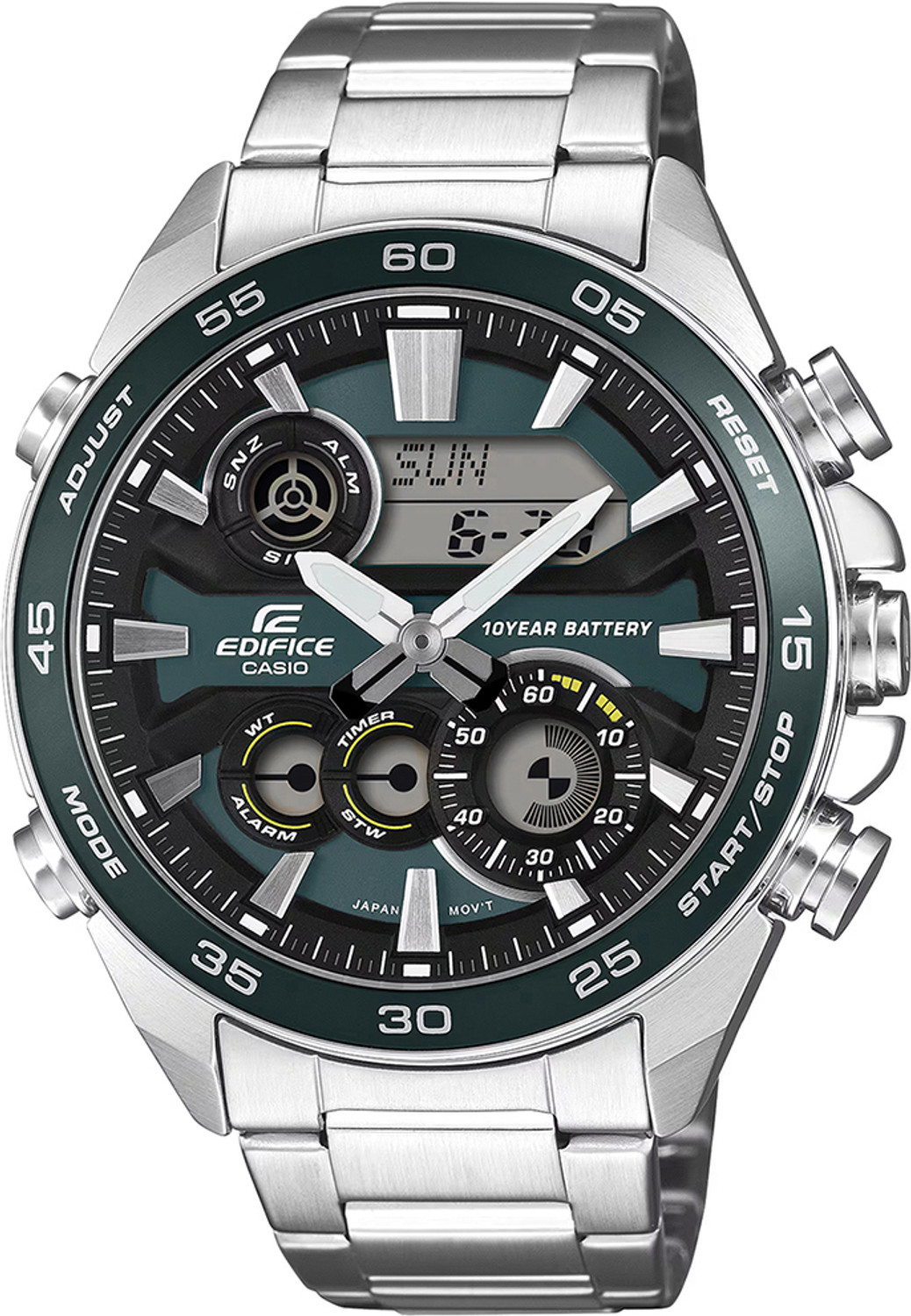 Image of CASIO ERA-130D-3ADF EDIFICE Analog-Digital Watch - For Men