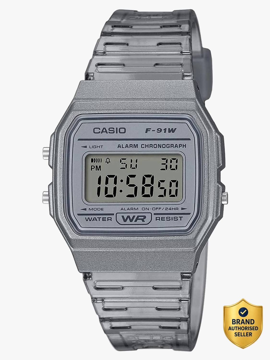 CASIO-MENS-RESIN CASIO F-91WS-8DF Digital Watch
