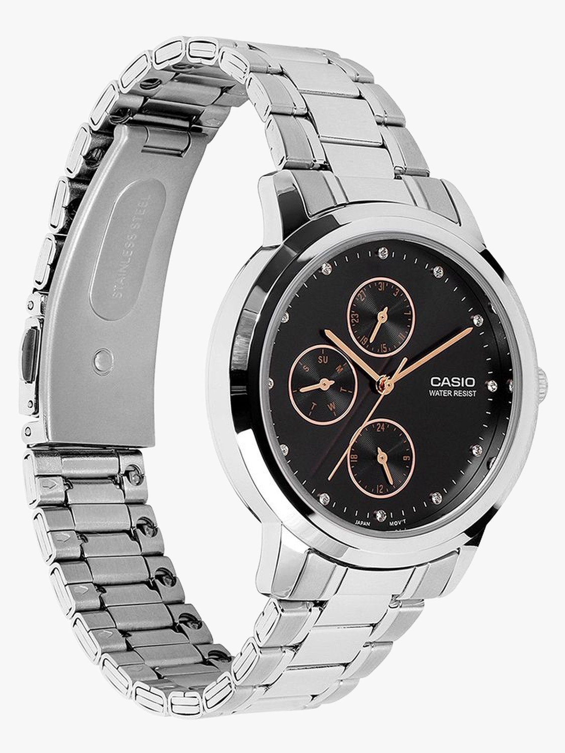 Image of CASIO LTP-SN6KD-1A ENTICER LADIES Analog Watch - For Women