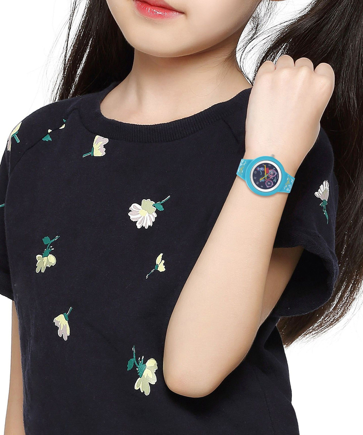 Image of Zoop byTitan NP26006PP03W Zoop Travel Quartz Blue Dial Blue Plastic Strap Analog Watch - For Boys & Girls