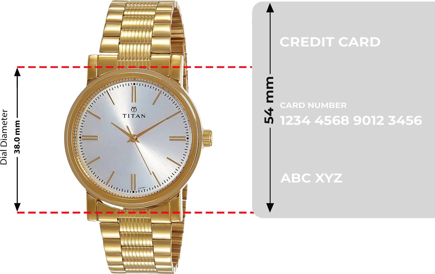 Titan Karishma White Dial Golden Stainless Steel Strap - Image 4