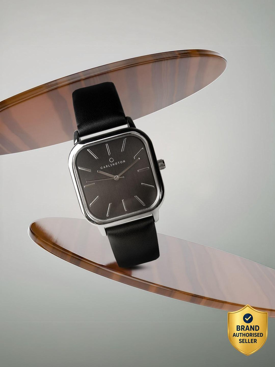 Image of Carlington 1078 Black Aristocrat Series Premium Gents Wrist Watches Analog Watch - For Men