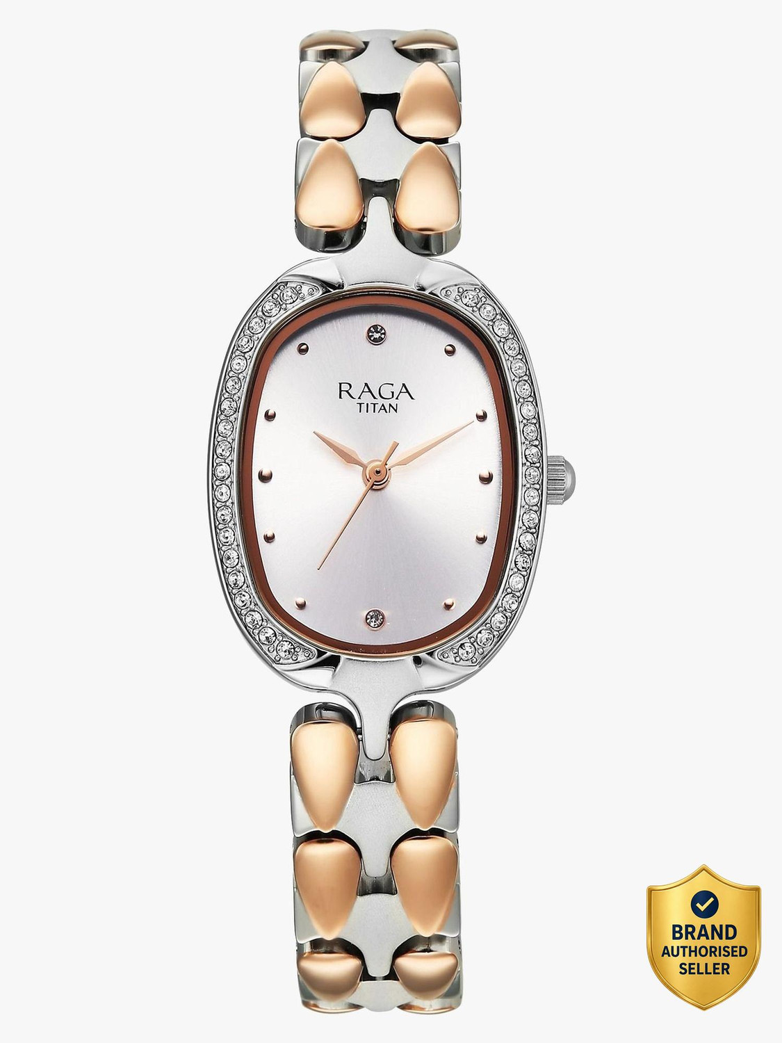 Image of Titan Raga Showstopper 4.0 Titan Raga Showstopper 4.0 Quartz Silver SHAPED Dial Women's Watch / Analog Watch - For Women