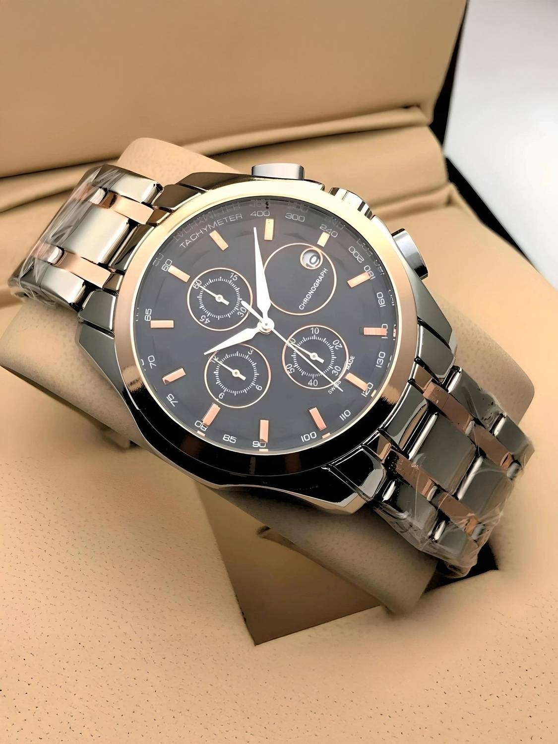 EVRGLOW evm-black TSHOT PREMIUM LIMITED Analog Watch - Men - Image 1