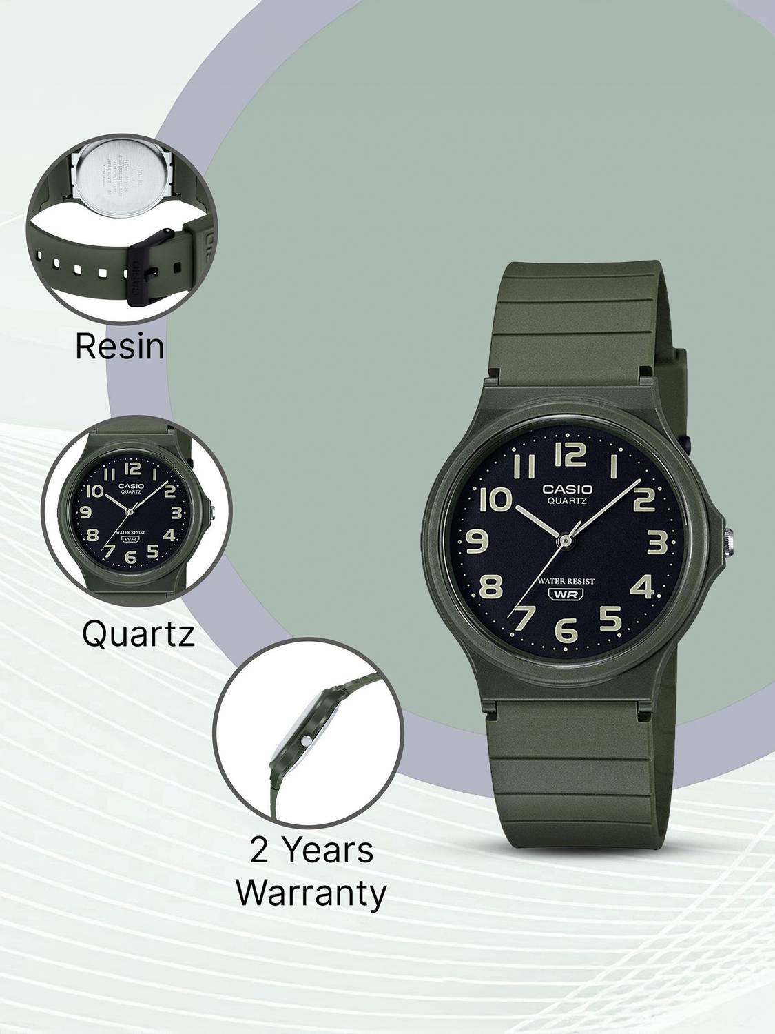 Casio MQ-24UC-3BDF Youth Analog Watch for Men - Image 4