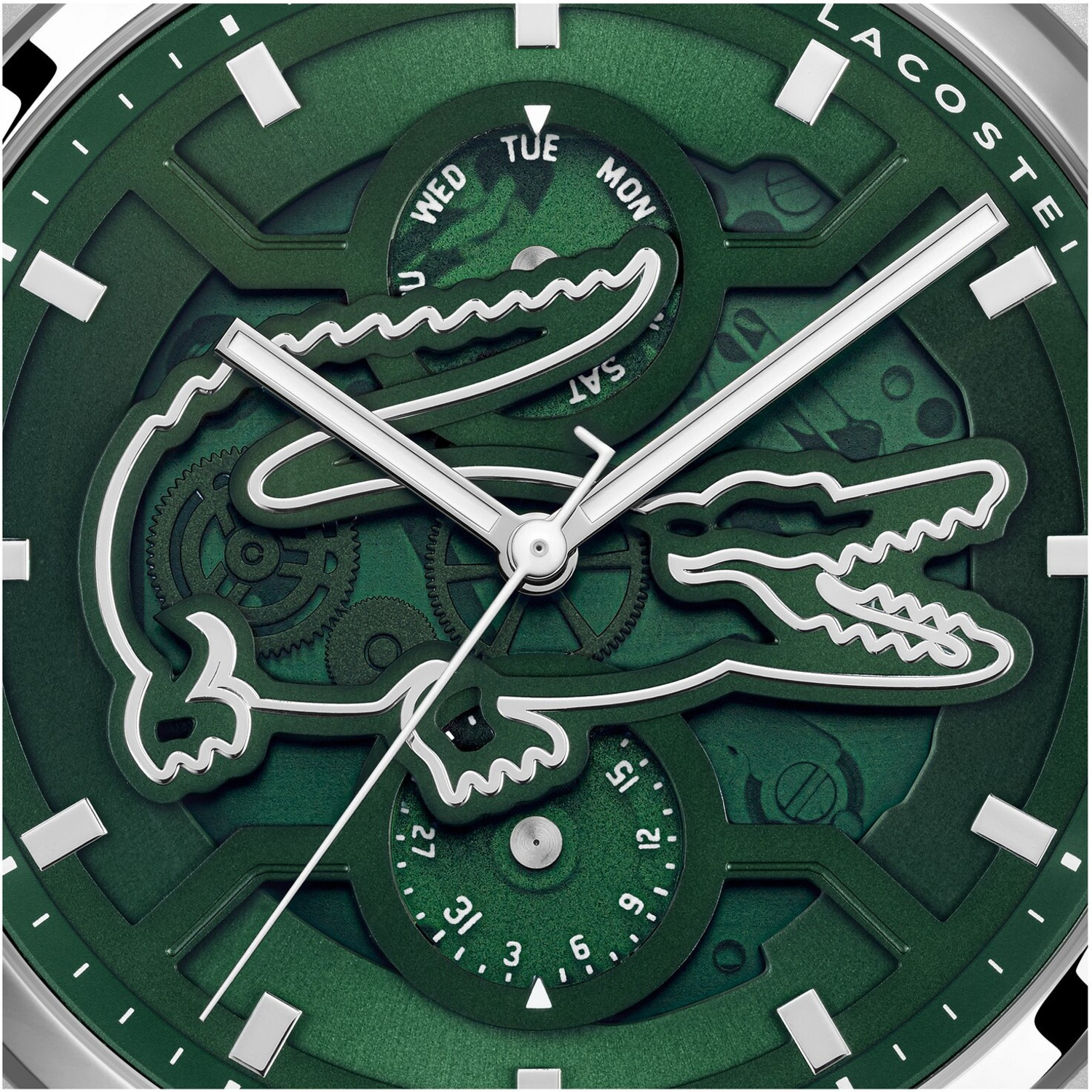 Image of LACOSTE ARTHOR Lacoste Arthor Qtz Multifunction Green Round Dial Men's Watch- 2011536 Analog Watch - For Men