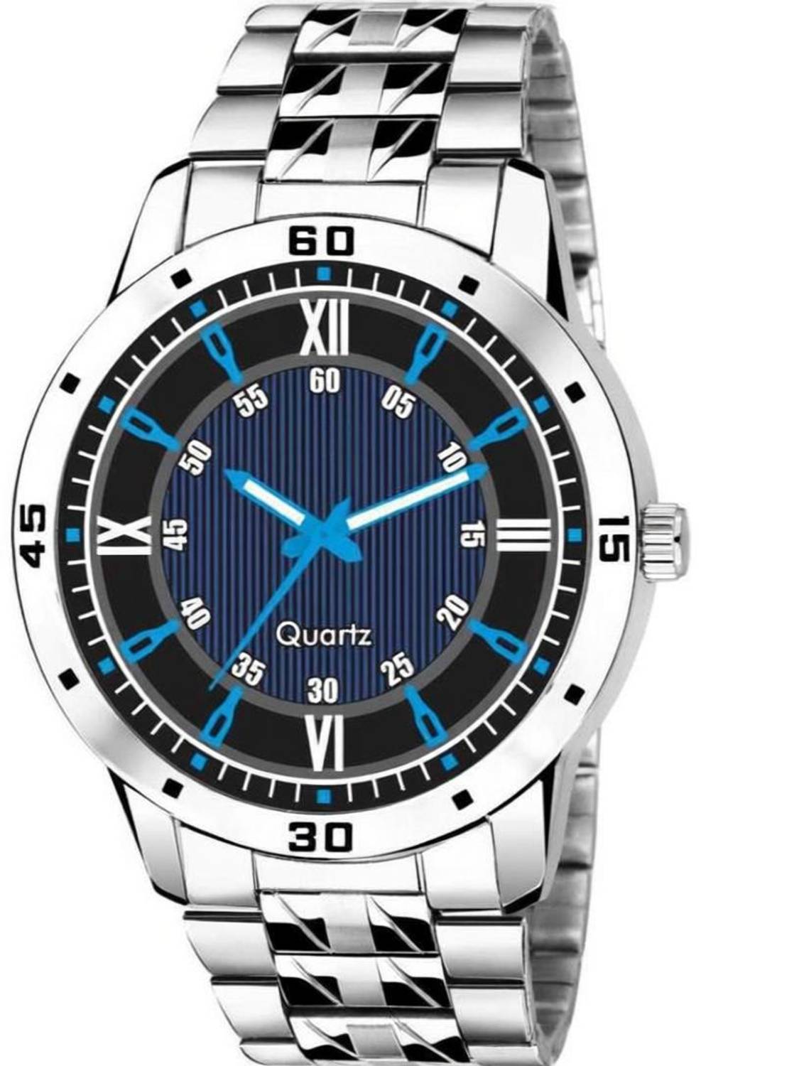 Miss Perfect Adjustable Length Blue Dial Analog Watch Analog Watch  - For Men