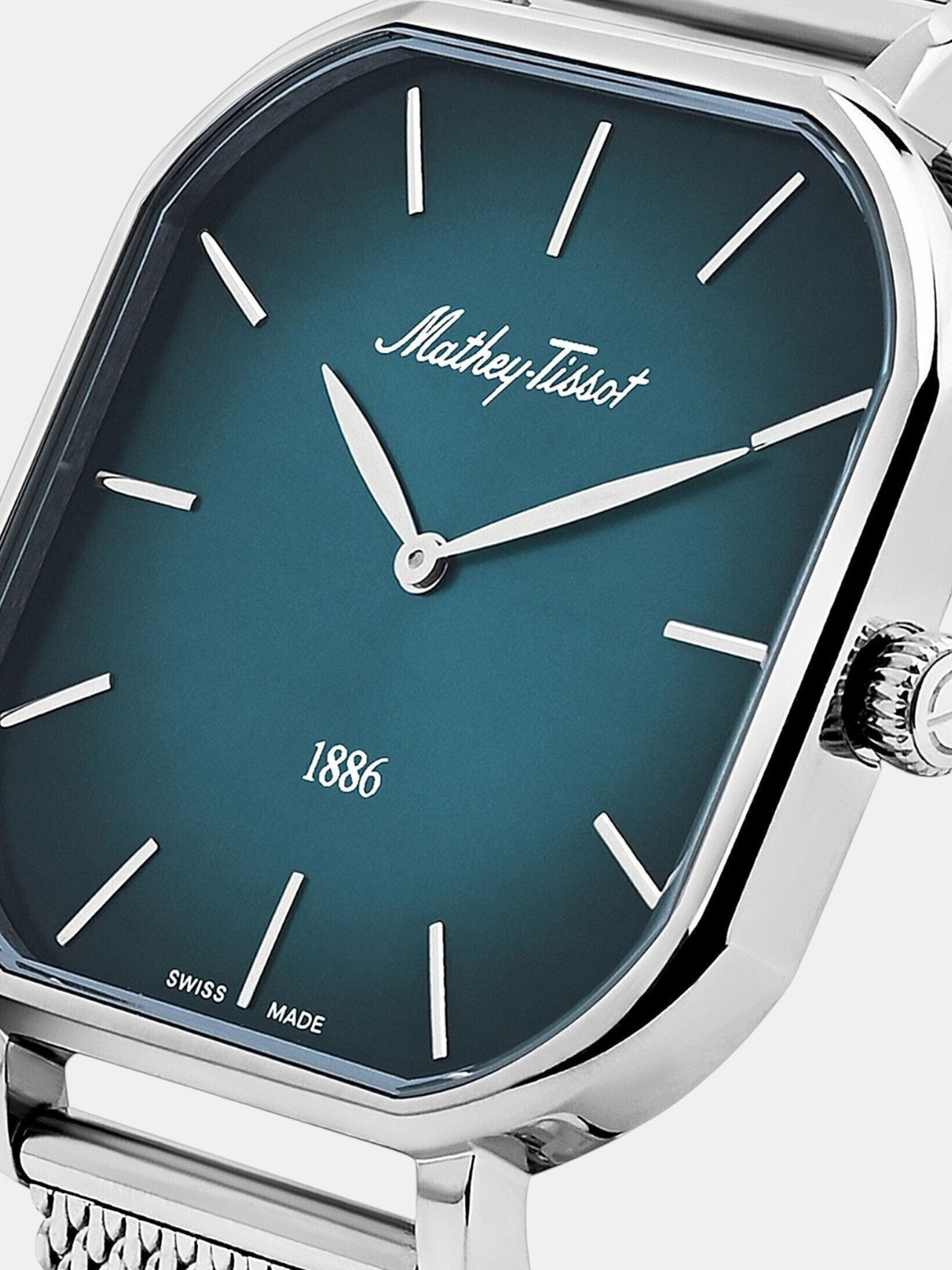 Image of Mathey-Tissot H7917AV Swiss Made Classic Green Dial Analog Watch - For Men